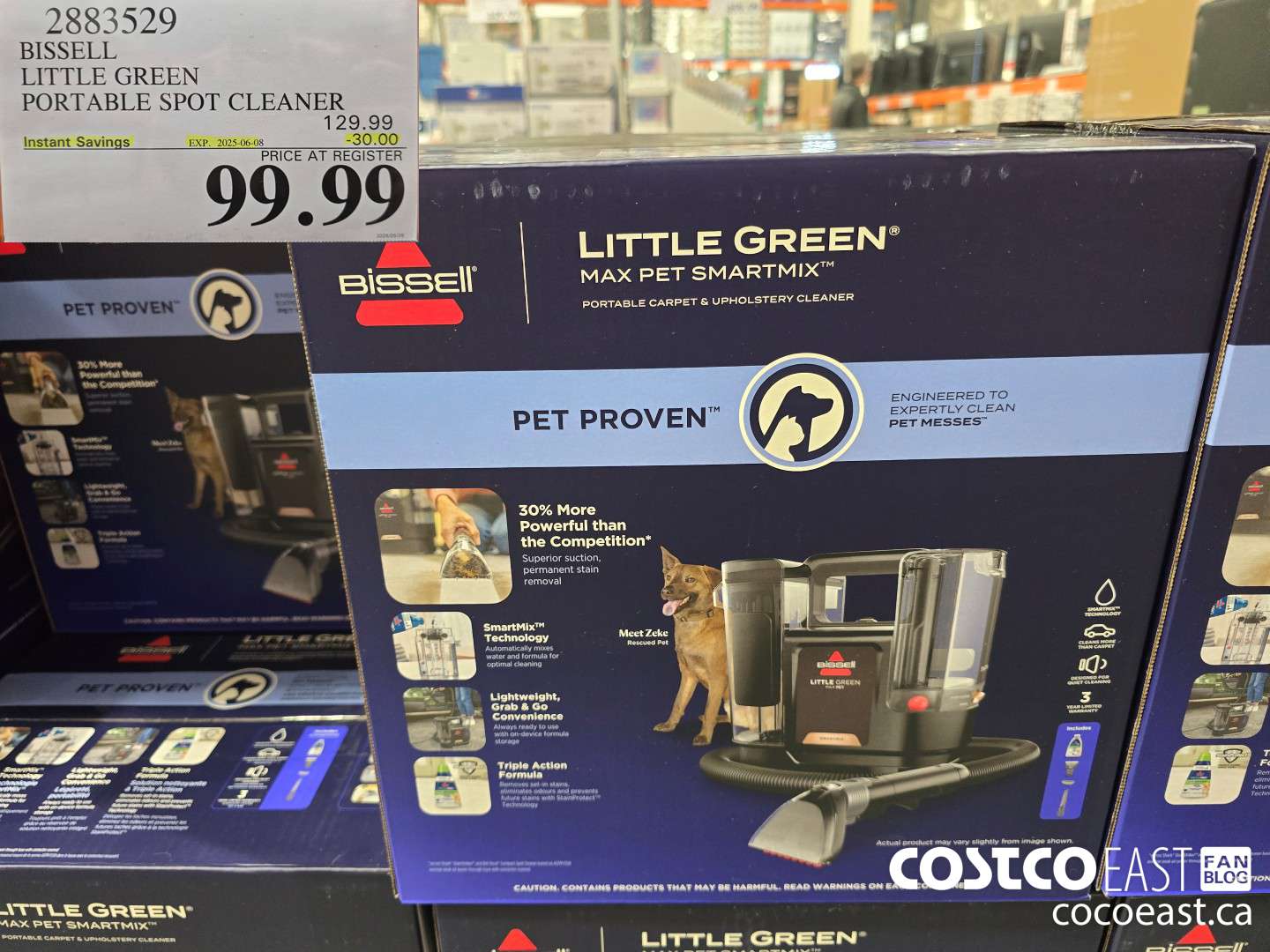 2883529 BISSELL LITTLE GREEN PORTABLE SPOT CLEANER ($30.00 INSTANT SAVINGS EXPIRES ON 2025-06-08) $99.99