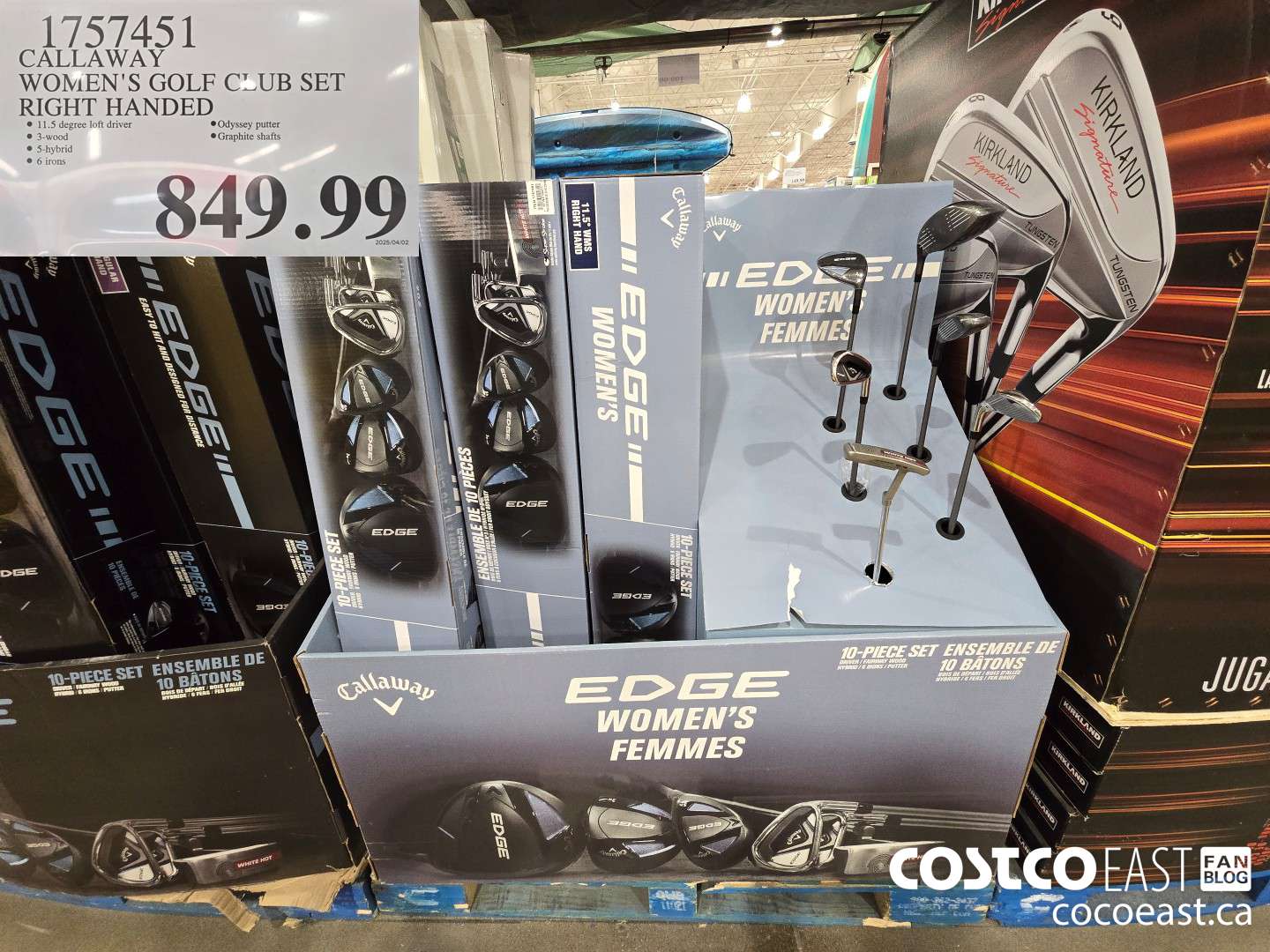 1757451 CALLAWAY WOMEN'S GOLF CLUB SET RIGHT HANDED $849.99