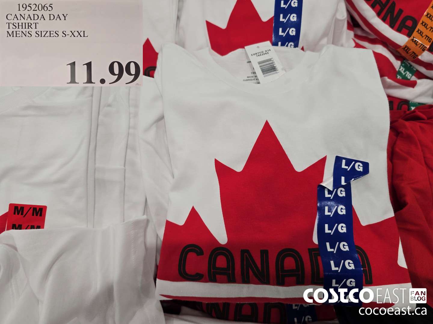 1952065 CANADA DAY TSHIRT MENS SIZES S-XXL $11.99