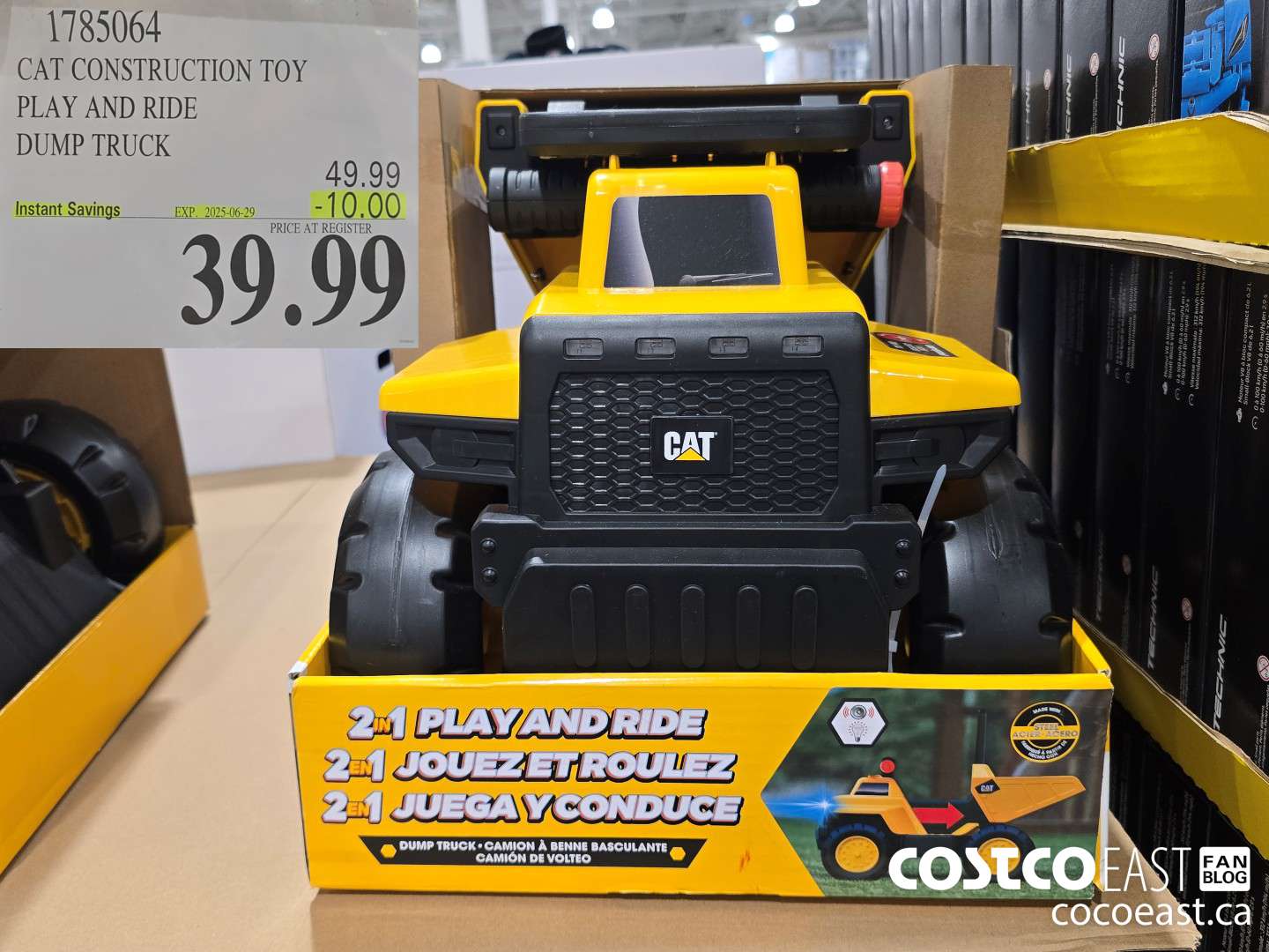 1785064 CAT CONSTRUCTION TOY PLAY AND RIDE DUMP TRUCK ($10.00 INSTANT SAVINGS EXPIRES ON 2025-06-29) $39.99