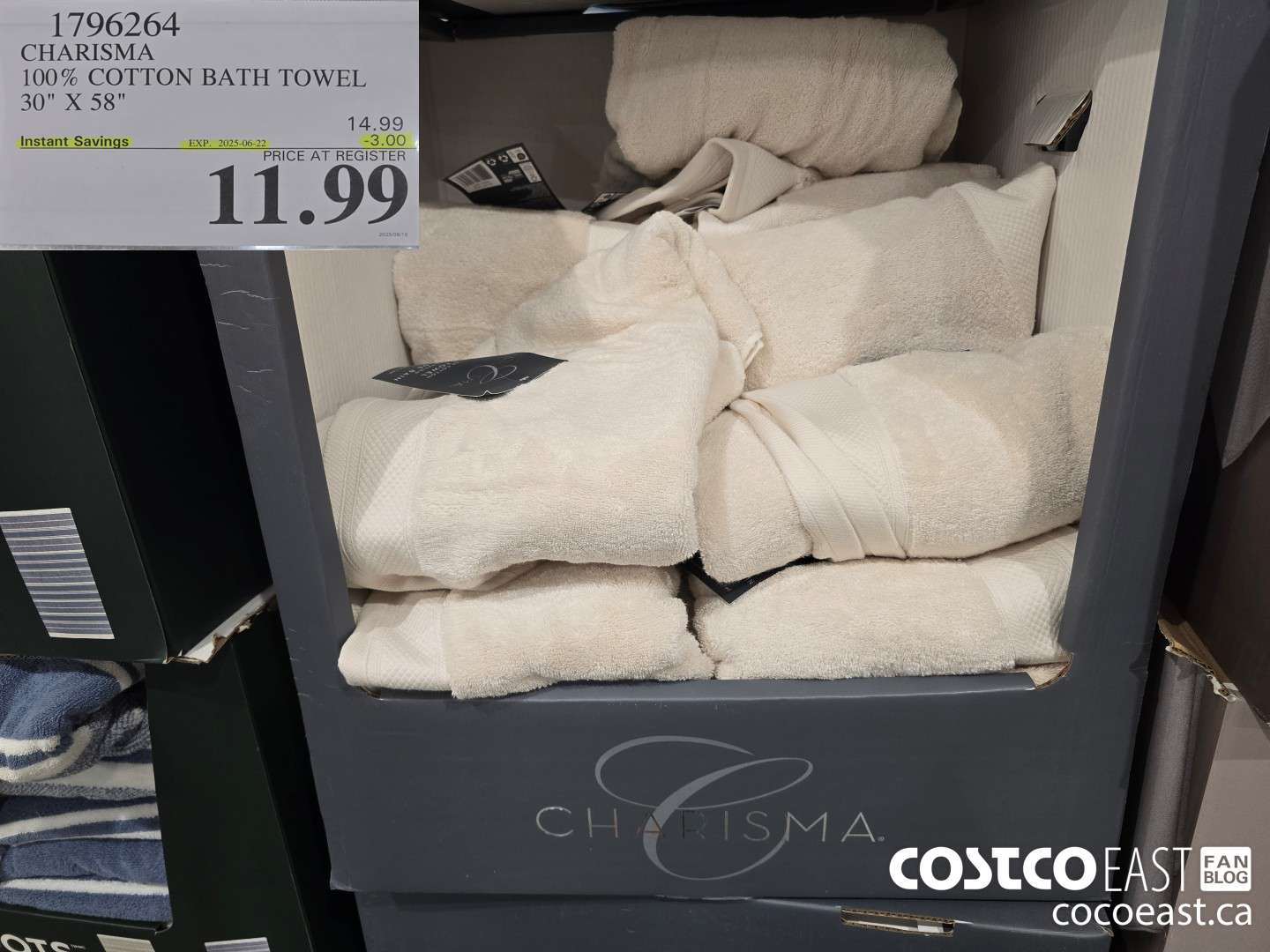 1796264 CHARISMA 100% COTTON BATH TOWEL 30