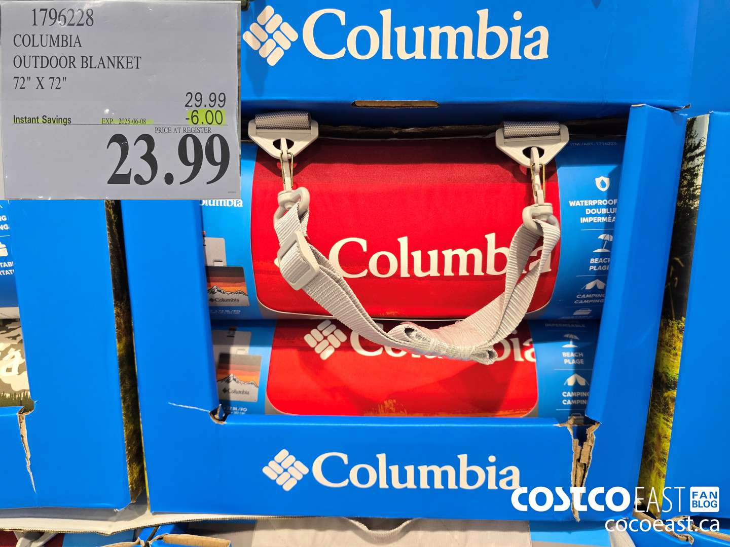 1796228 COLUMBIA OUTDOOR BLANKET 72