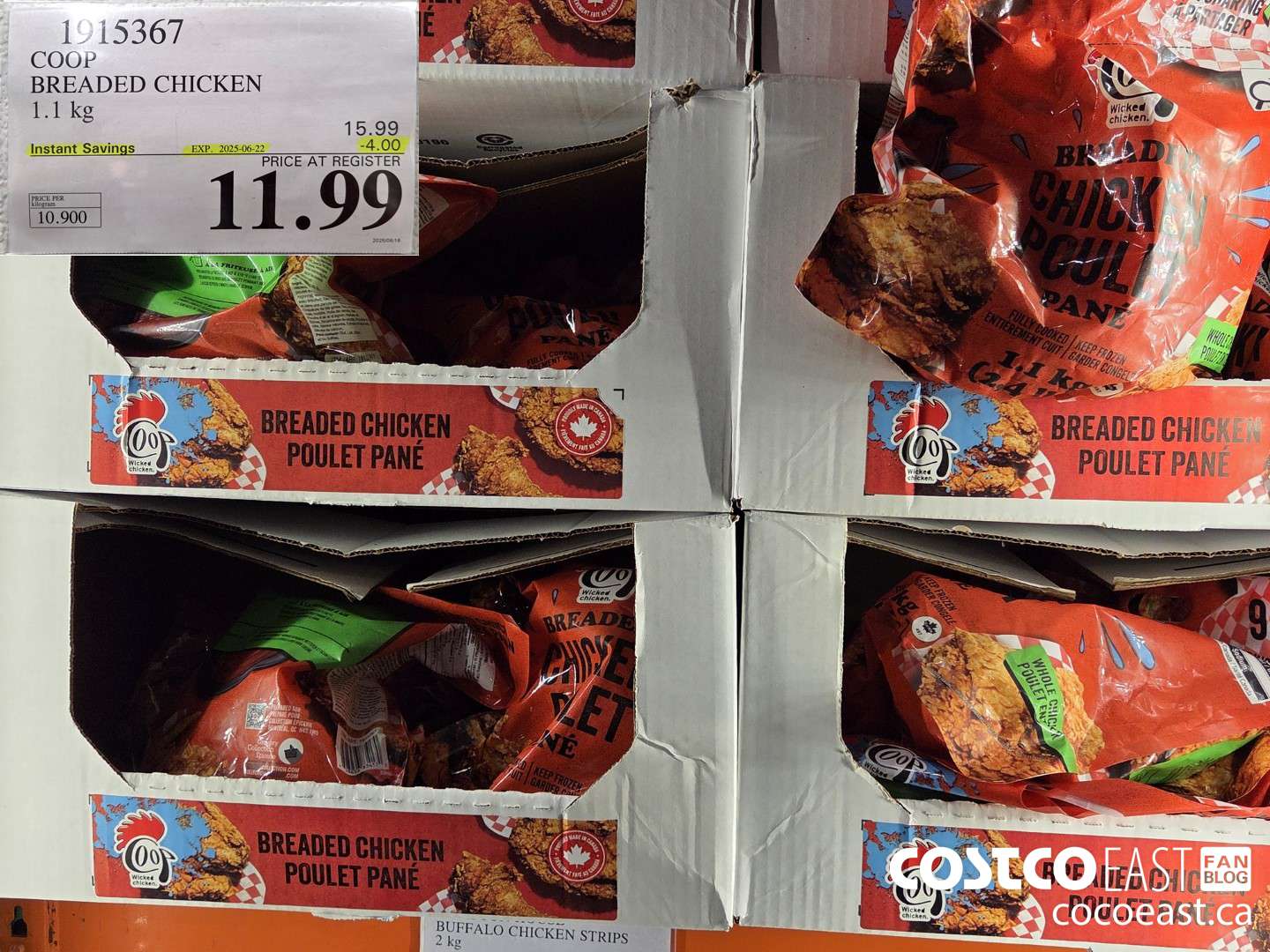 1915367 COOP BREADED CHICKEN 1.1 KG ($4.00 INSTANT SAVINGS EXPIRES ON 2025-06-22) $11.99