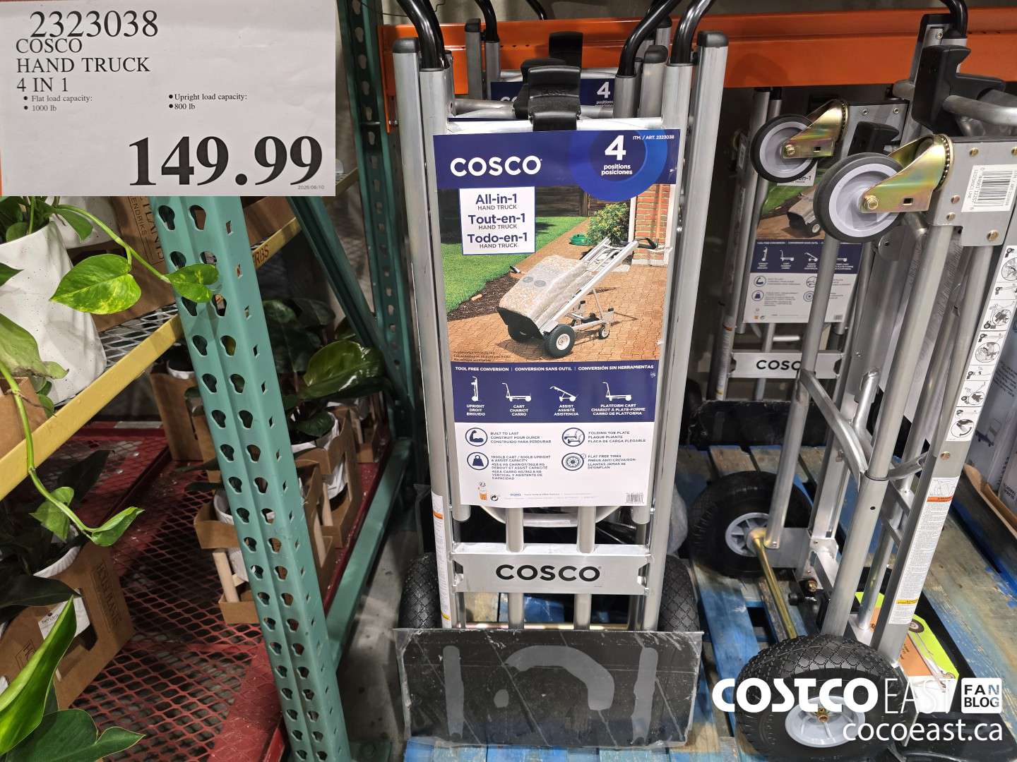 2323038 COSCO HAND TRUCK 4 IN 1 $149.99