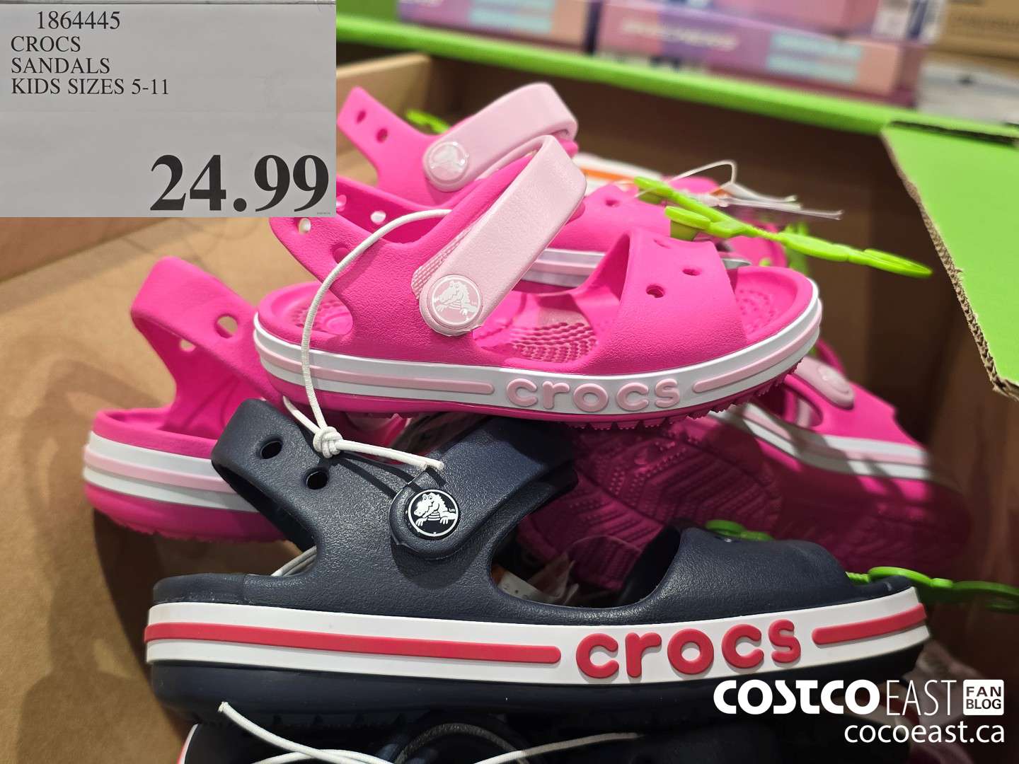 1864445 CROCS SANDALS KIDS SIZES 5-11 $24.99