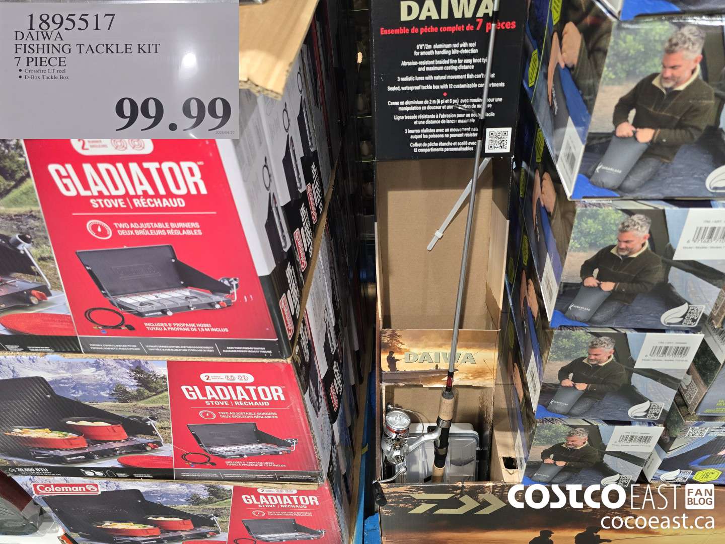 1895517 DAIWA FISHING TACKLE KIT 7 PIECE $99.99