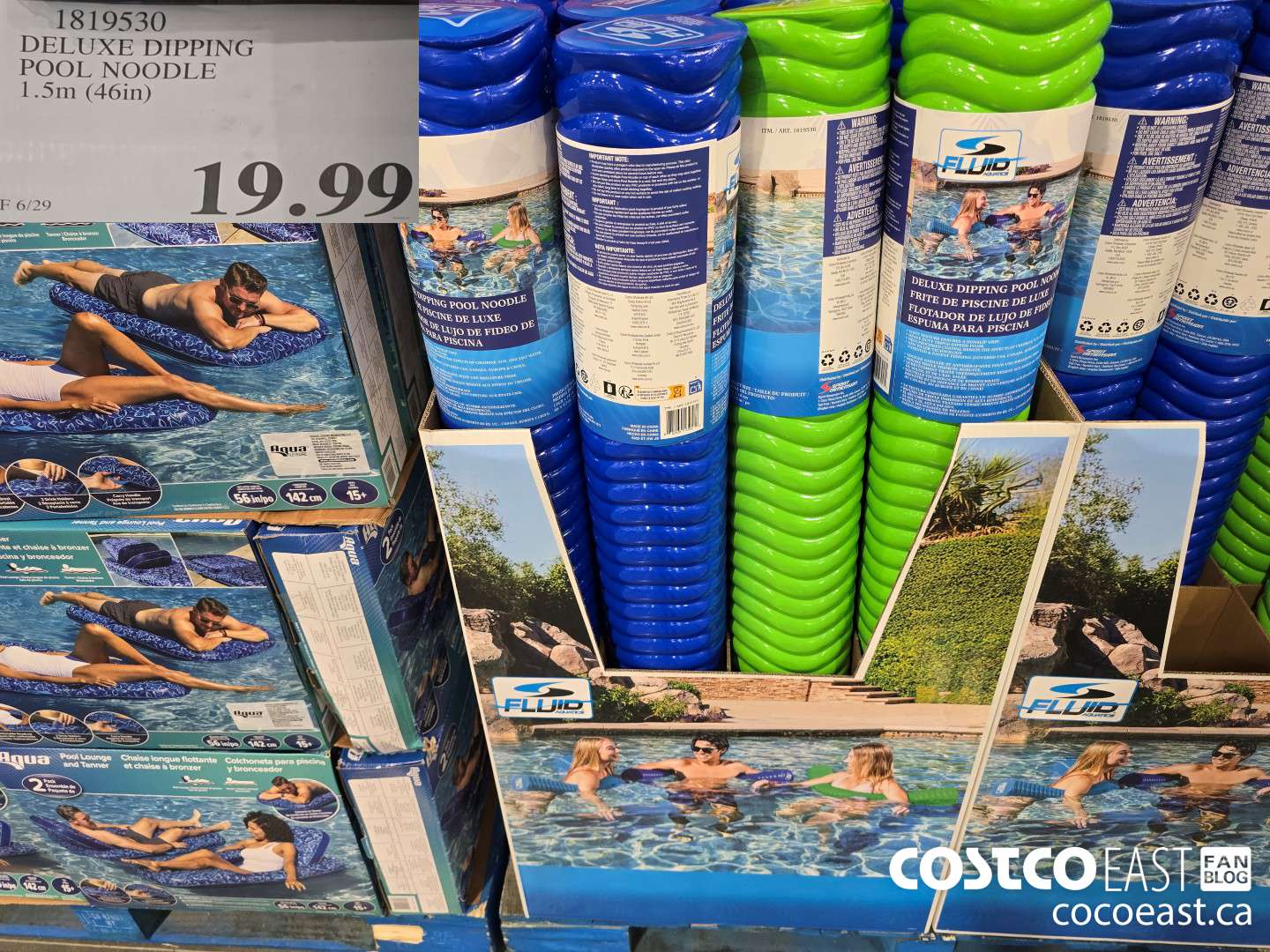 1819530 DELUXE DIPPING POOL NOODLE 1.5M (46IN)  $19.99