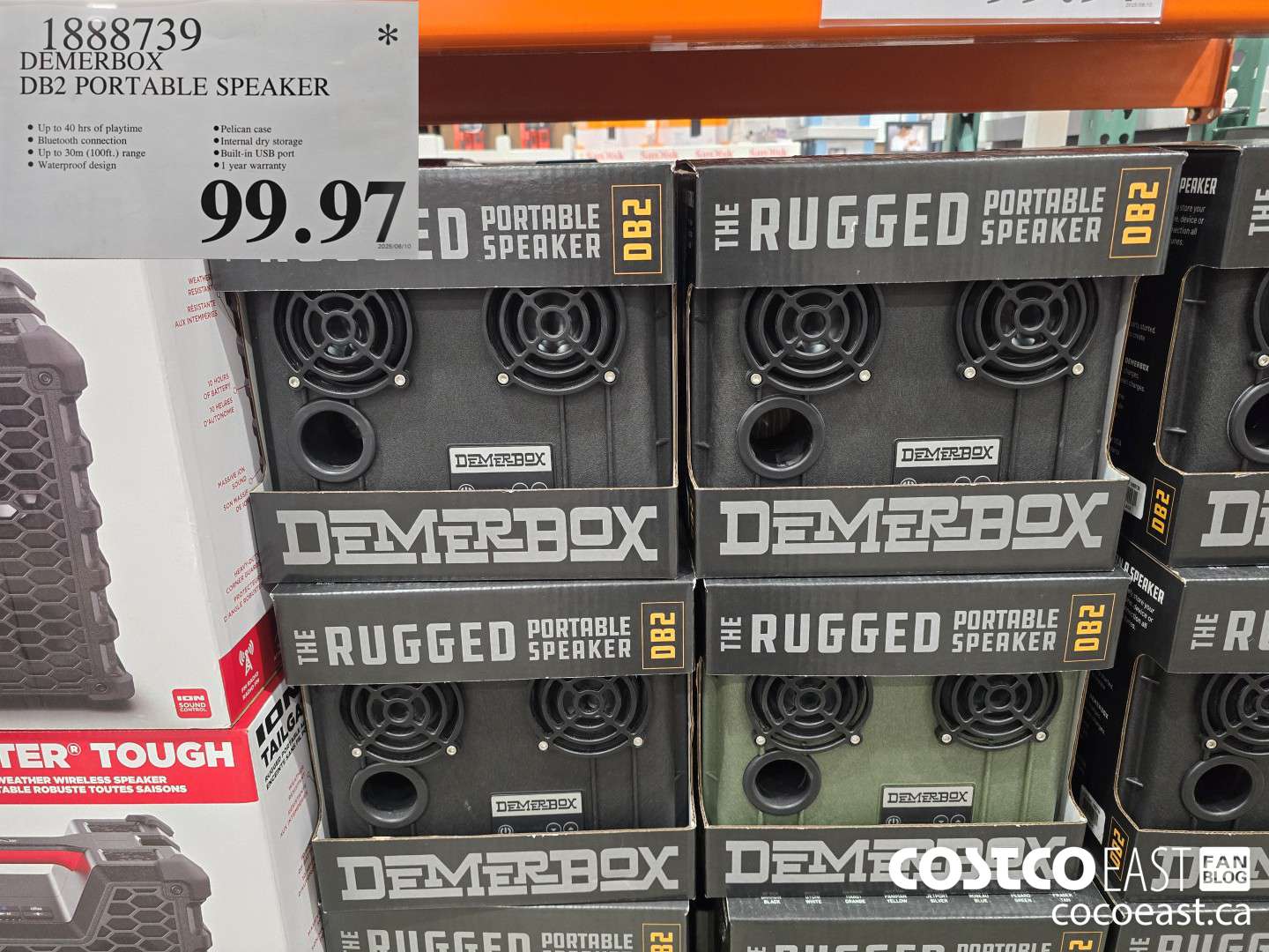 1888739 DEMERBOX DB2 PORTABLE SPEAKER $99.97