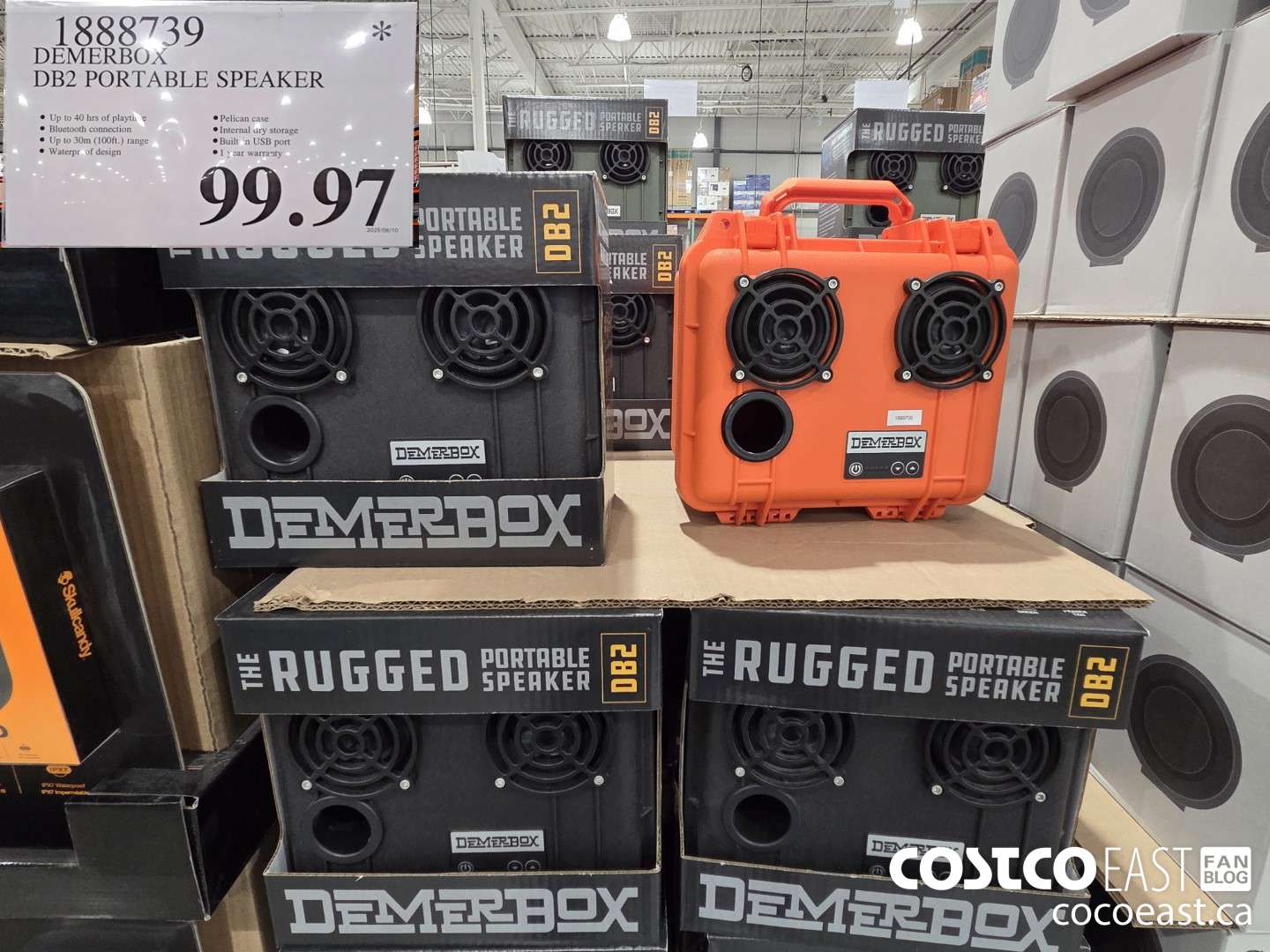 1888739 DEMERBOX DB2 PORTABLE SPEAKER $99.97