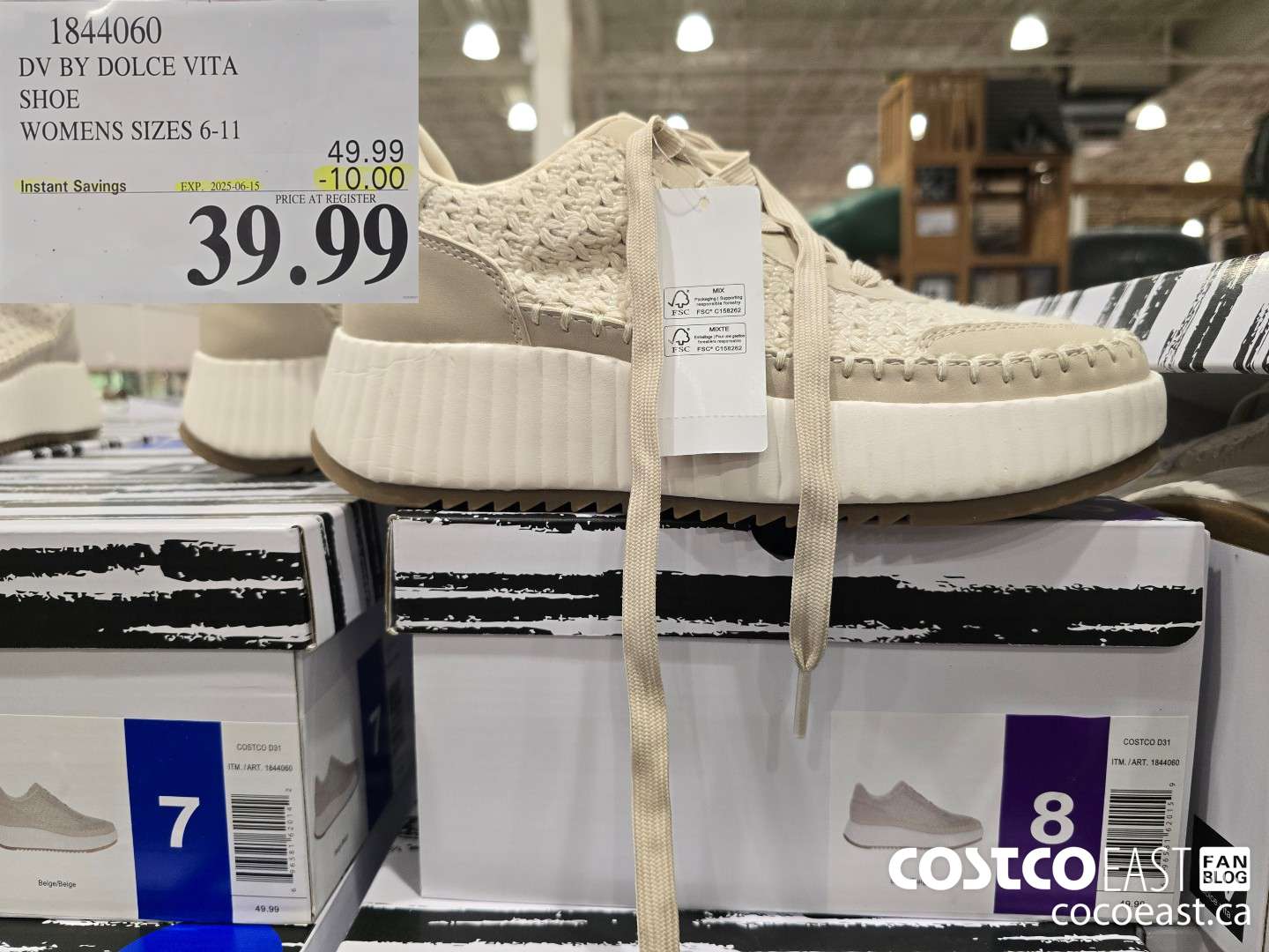 1844060 DV BY DOLCE VITA SHOE WOMENS SIZES 6-11 ($10.00 INSTANT SAVINGS EXPIRES ON 2025-06-15) $39.99