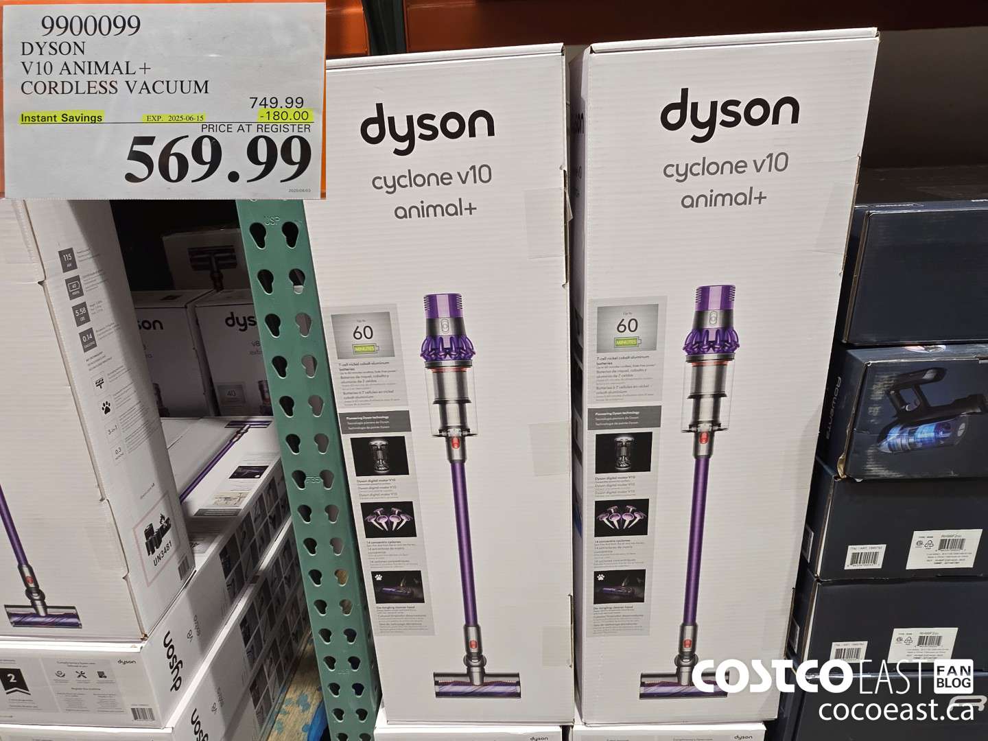 9900099 DYSON VI0 ANIMAL + CORDLESS VACUUM MODEL# 400480-01 ($180.00 INSTANT SAVINGS EXPIRES ON 2025-06-15) $569.99