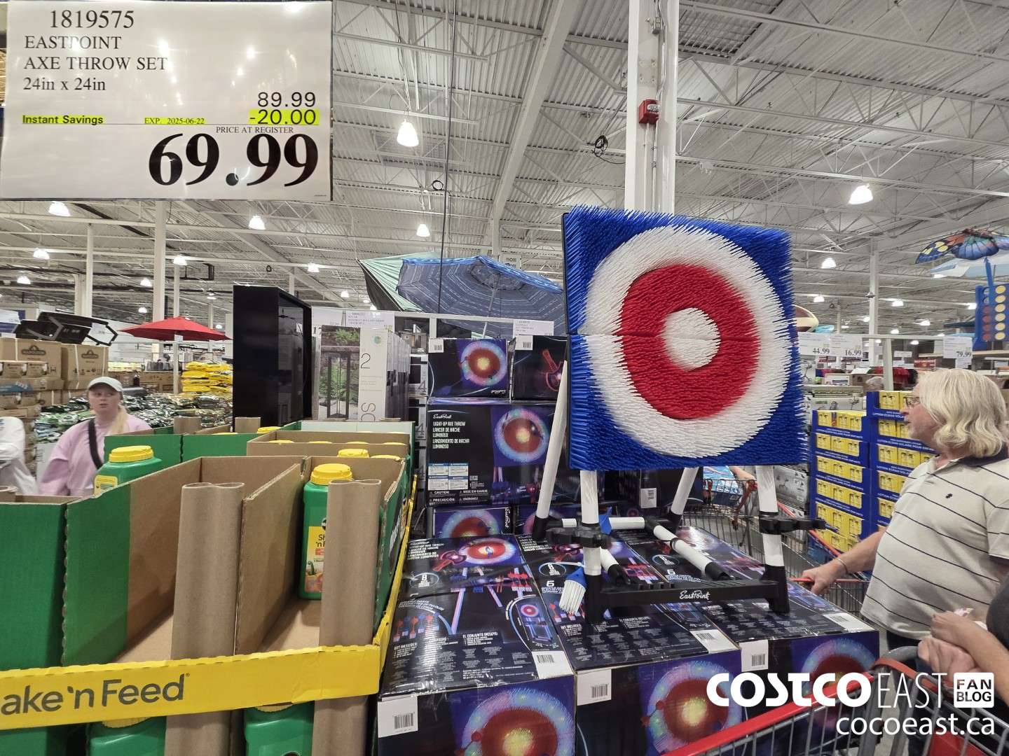 1819575 EASTPOINT AXE THROW SET 24in x 24in ($20.00 INSTANT SAVINGS EXPIRES ON 2025-06-22) $69.99