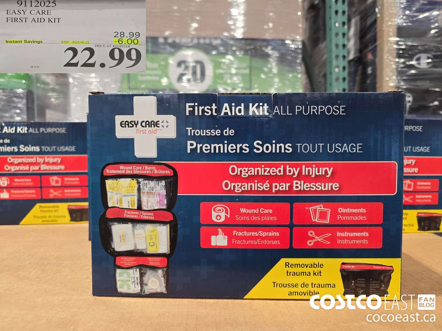 9112025 EASY CARE FIRST AID KIT ($6.00 INSTANT SAVINGS EXPIRES ON 2025-06-22) $22.99