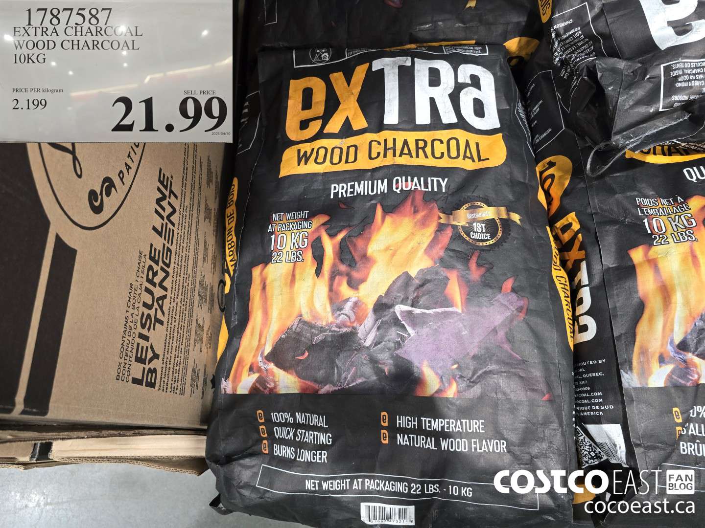 1787587 EXTRA CHARCOAL WOOD CHARCOAL 10KG $21.99