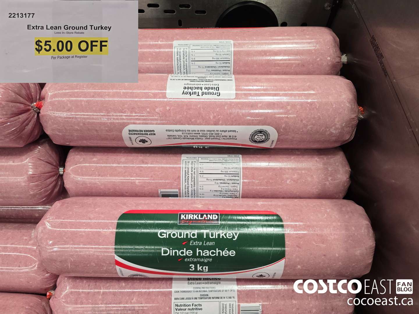 2213177 Extra Lean Ground Turkey ($5.00 INSTANT SAVINGS)