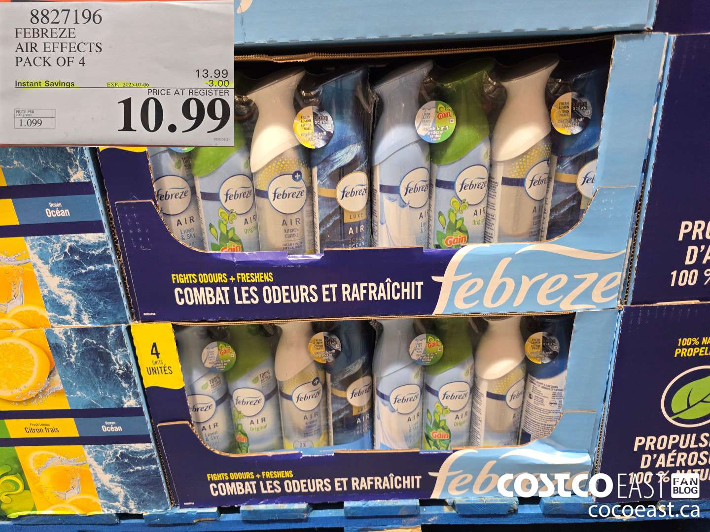 8827196 FEBREZE AIR EFFECTS PACK OF 4 ($3.00 INSTANT SAVINGS EXPIRES ON 2025-07-06) $10.99