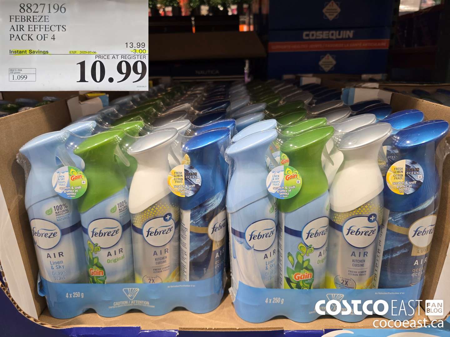 887196 FEBREZE AIR EFFECTS PACK OF 4 ($3.00 INSTANT SAVINGS EXPIRES ON 2025-07-06) $10.99