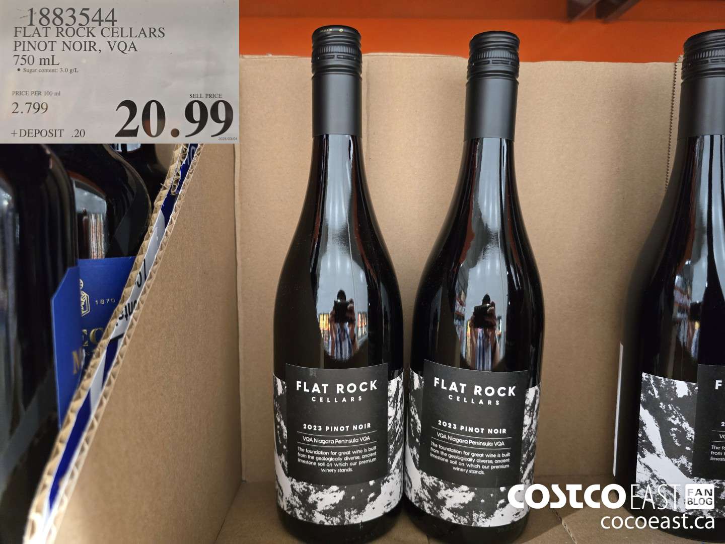 1883544 FLAT ROCK CELLARS PINOT NOIR, VQA 750 mL $20.99