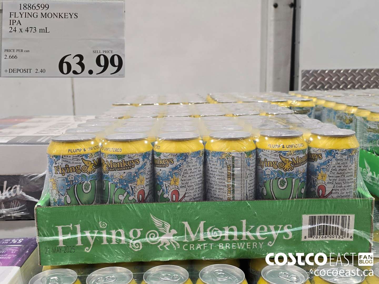 1886599 FLYING MONKEYS IPA 24 x 473 mL $63.99