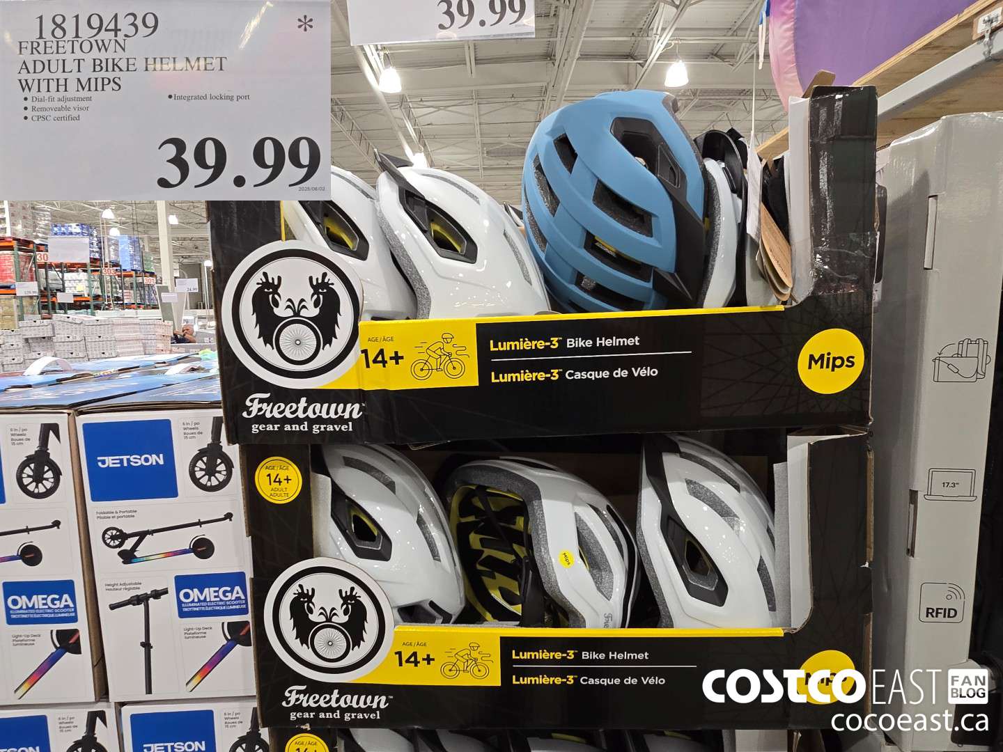 1819439 FREETOWN ADULT BIKE HELMET WITH MIPS  $39.99