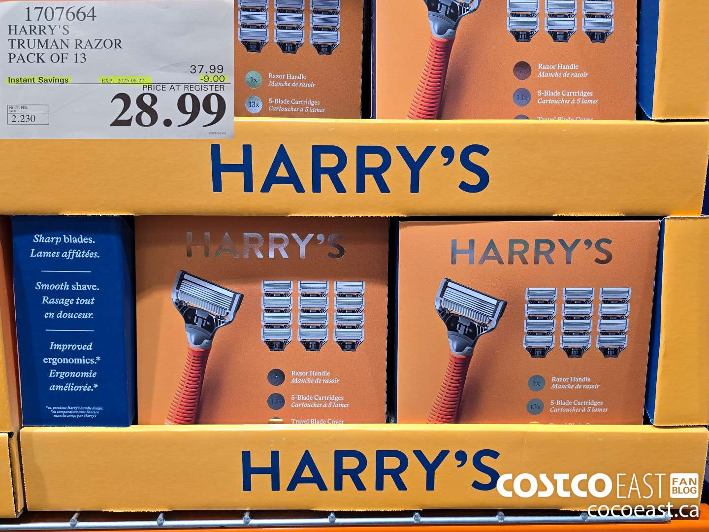 1707664 HARRY'S TRUMAN RAZOR PACK OF 13 ($9.00 INSTANT SAVINGS EXPIRES ON 2025-06-22) $28.99