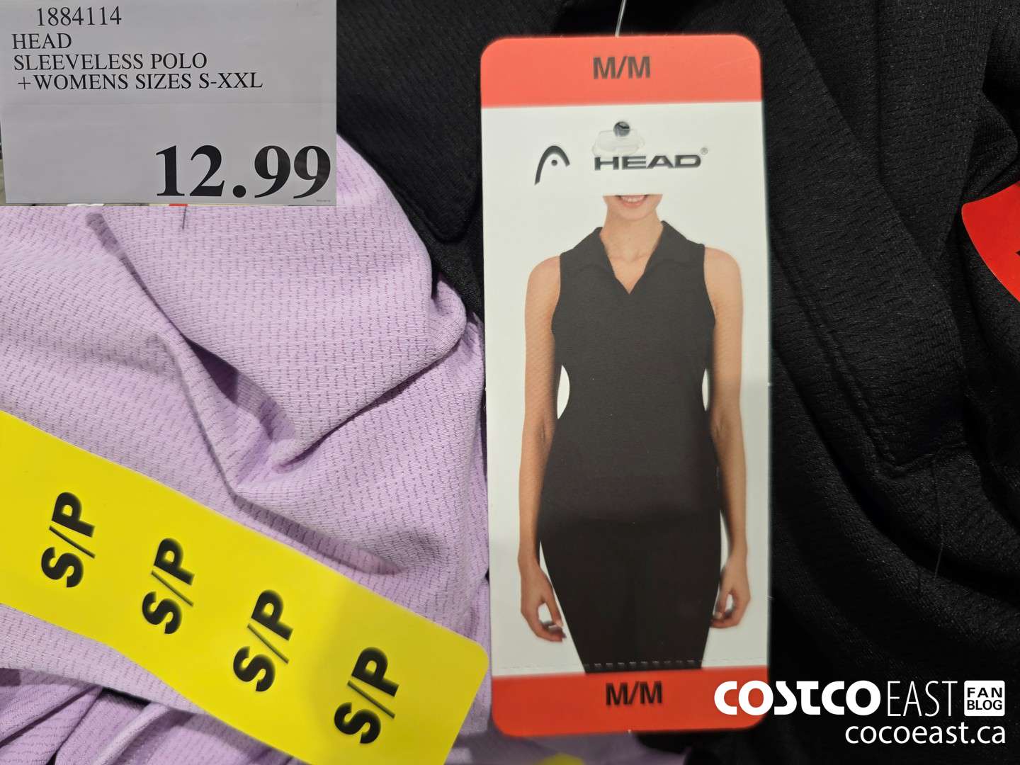 1884114 HEAD SLEEVELESS POLO +WOMENS SIZES S-XXL $12.99