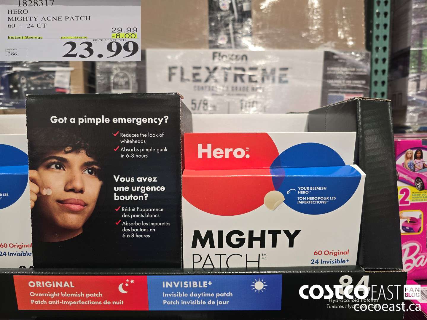 1828317 HERO MIGHTY ACNE PATCH 60 + 24 CT ($6.00 INSTANT SAVINGS EXPIRES ON 2025-08-03) $23.99