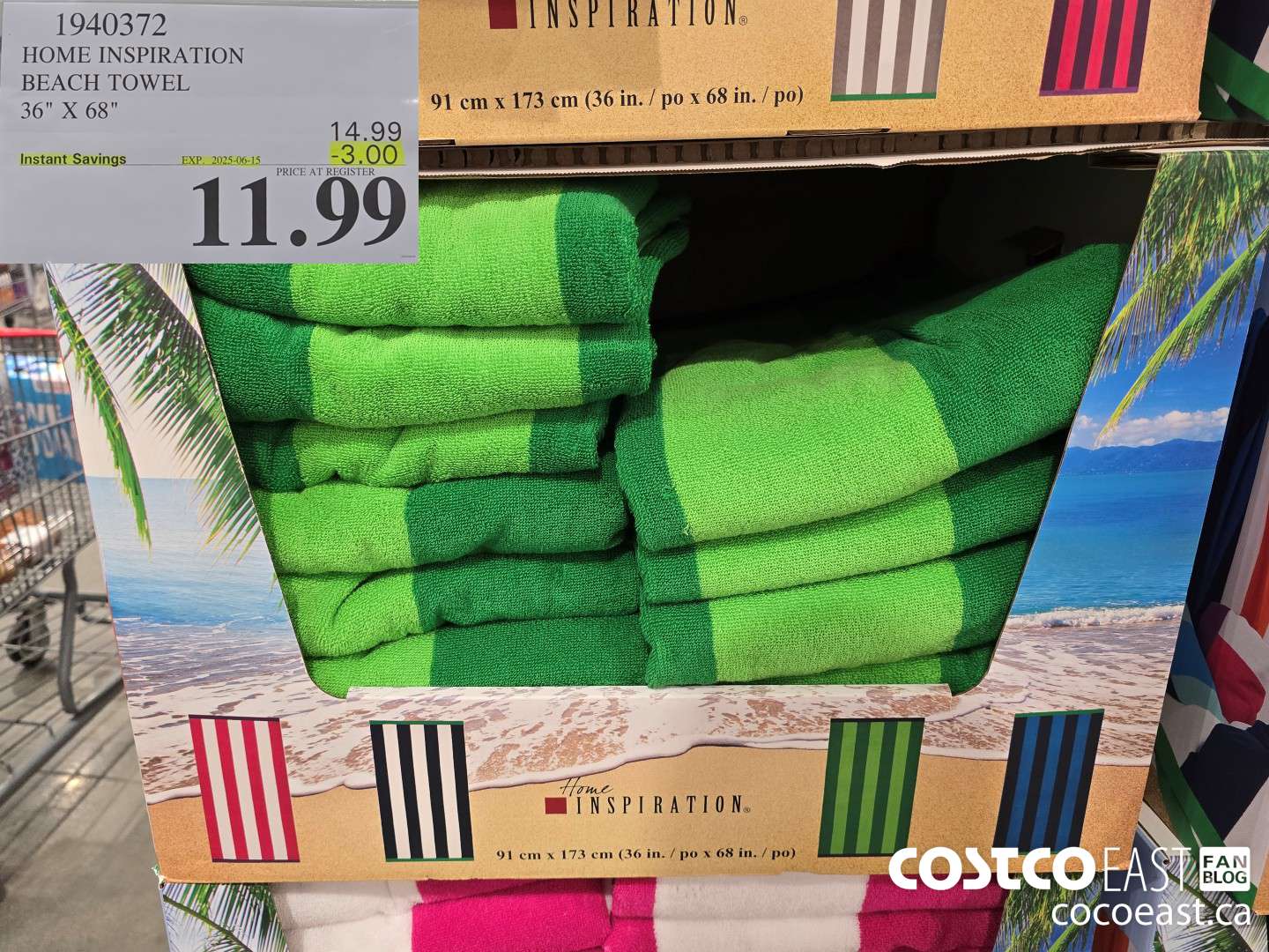 1940372 HOME INSPIRATION BEACH TOWEL 36