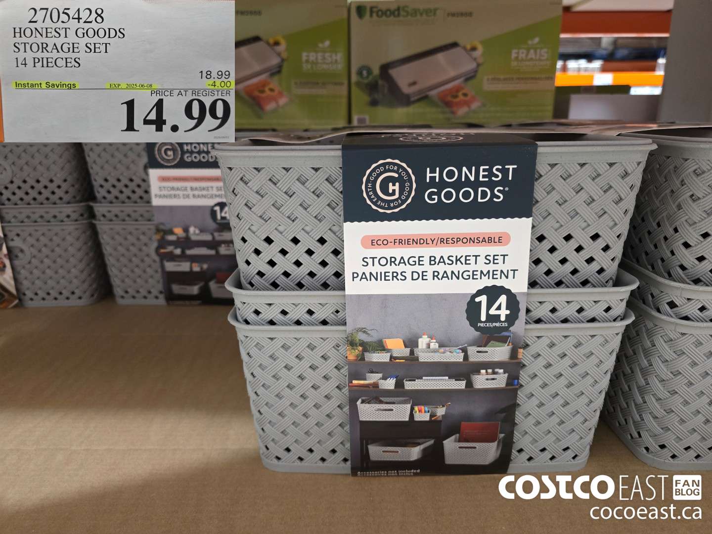 2705428 HONEST GOODS STORAGE SET 14 PIECES ($4.00 INSTANT SAVINGS EXPIRES ON 2025-06-08) $14.99