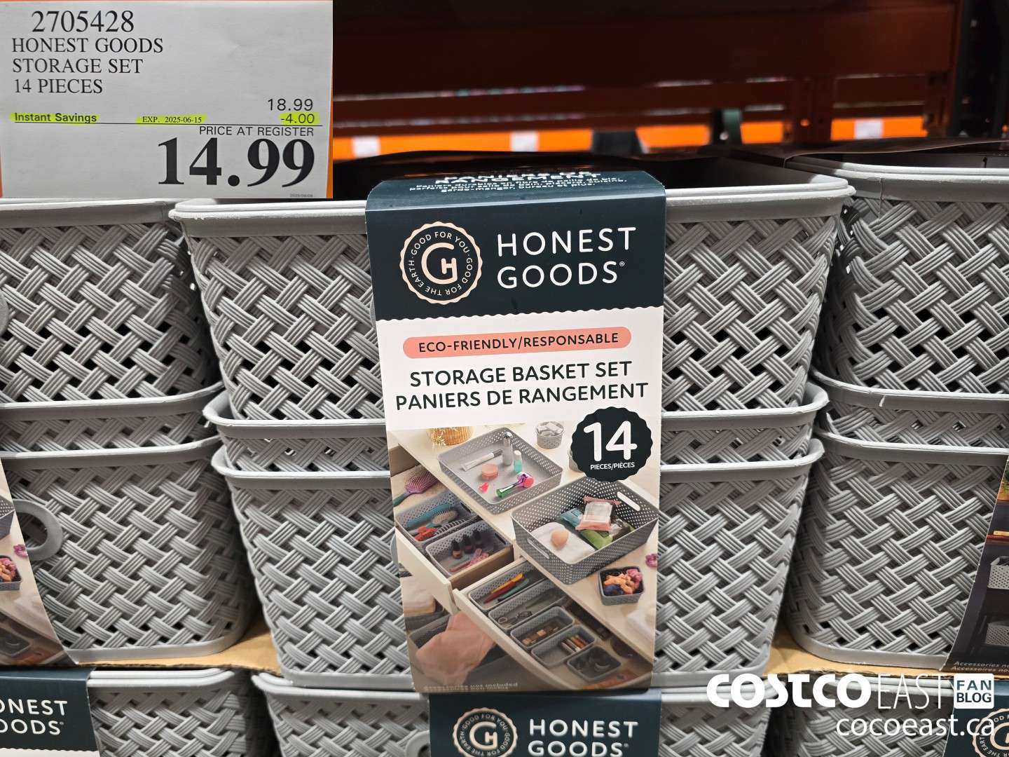 2705428 HONEST GOODS STORAGE SET 14 PIECES ($4.00 INSTANT SAVINGS EXPIRES ON 2025-06-15) $14.99