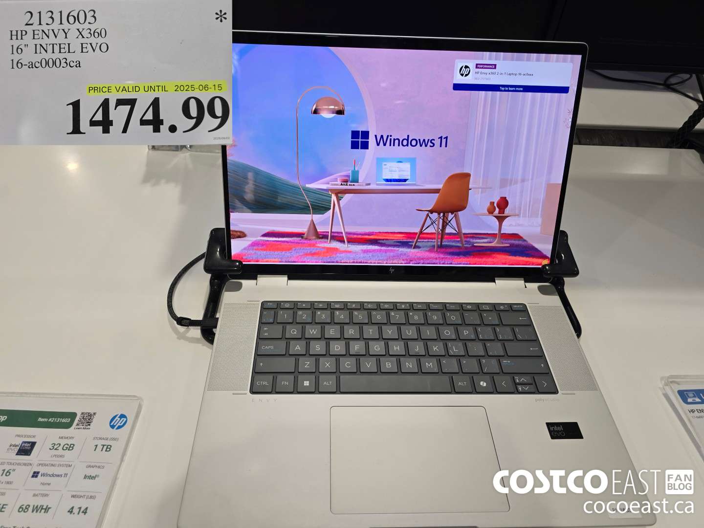 2131603 HP ENVY X360 16