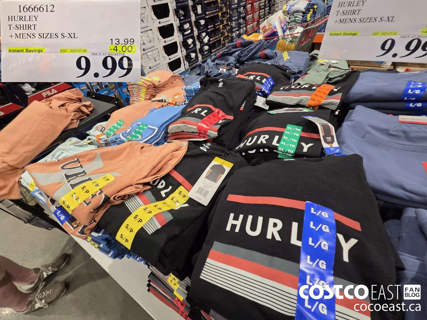 1666612 HURLEY T-SHIRT MENS SIZES S-XL ($4.00 INSTANT SAVINGS EXPIRES ON 2025-07-06) $9.99