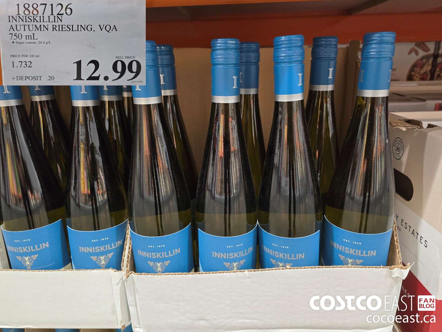 1887126 INNISKILLIN AUTUMN REISLING, VQA 750 ML $12.99