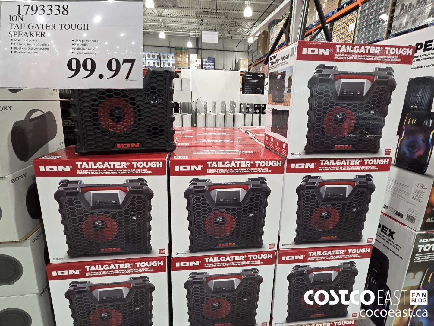 1793338 ION TAILGATER TOUGH SPEAKER $99.97