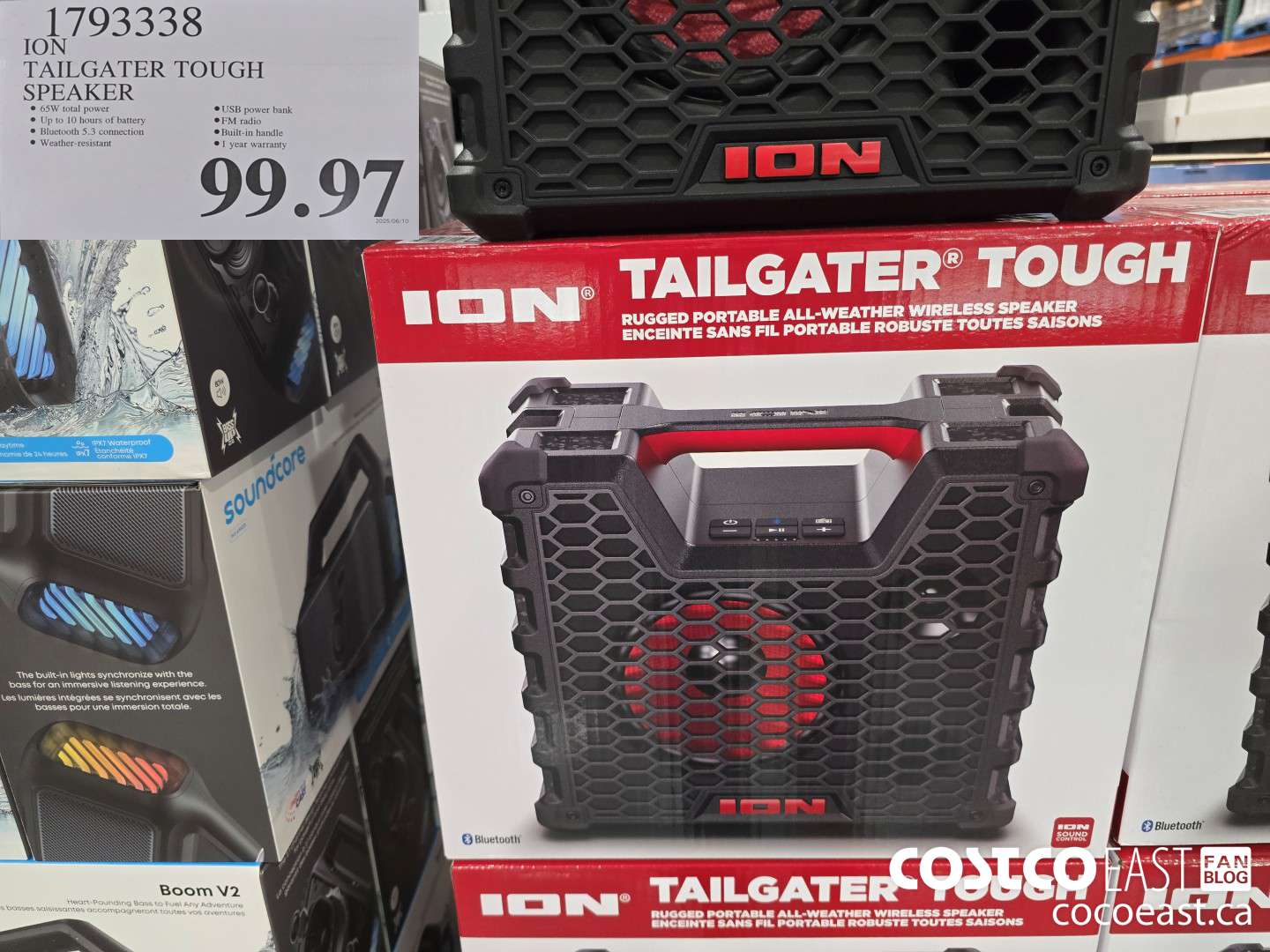 1793338 ION TAILGATER TOUGH SPEAKER $99.97