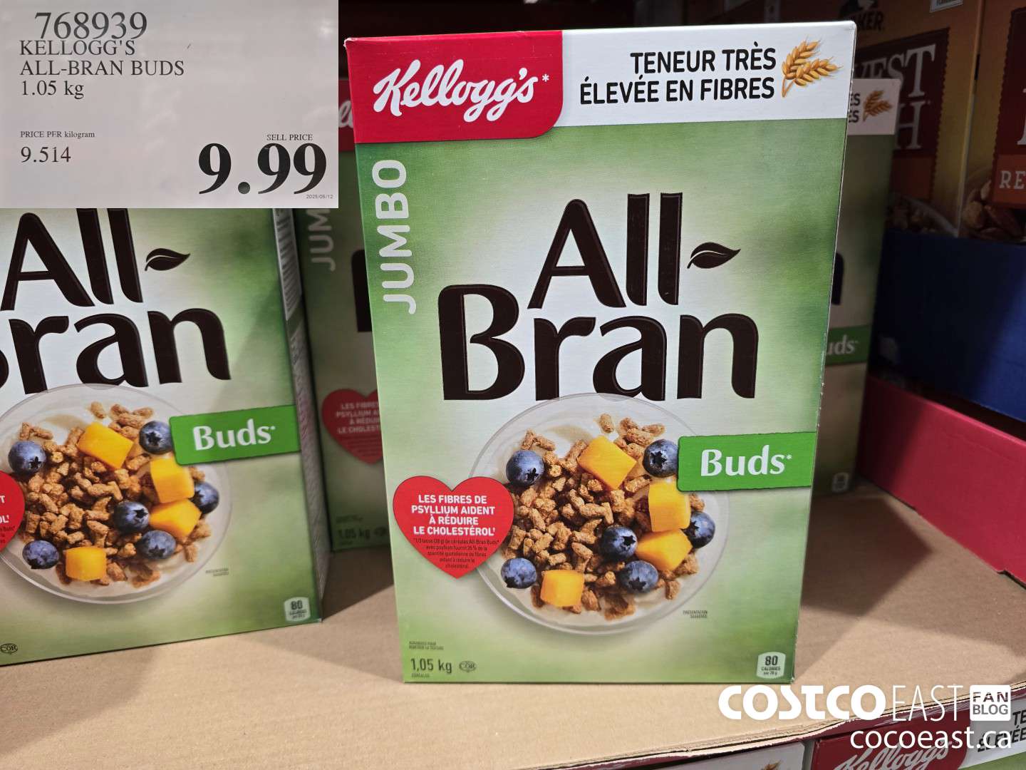 768939 KELLOGG'S ALL-BRAN BUDS 1.05 kg $9.99