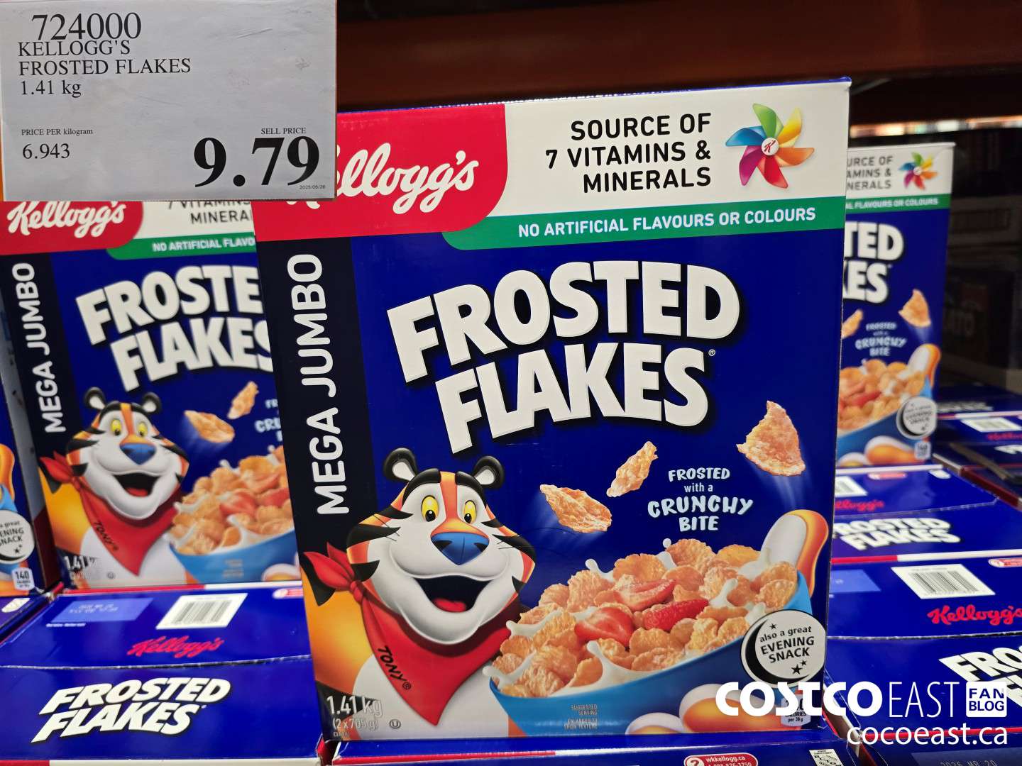 724000 KELLOGG'S FROSTED FLAKES 1.41 kg $9.79