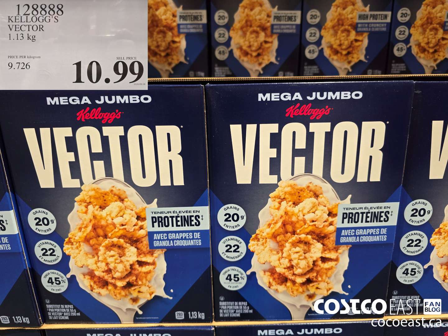 128888 KELLOGG'S VECTOR 1.13 KG $10.99