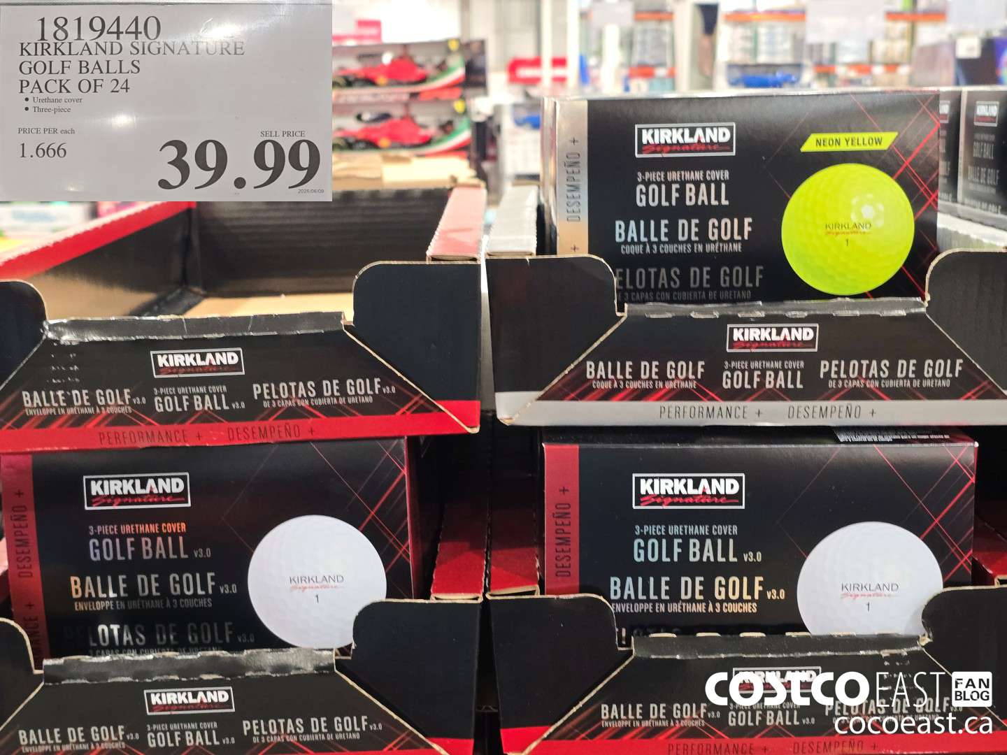 1819440 KIRKLAND SIGNATURE GOLF BALLS PACK OF 24 $39.99