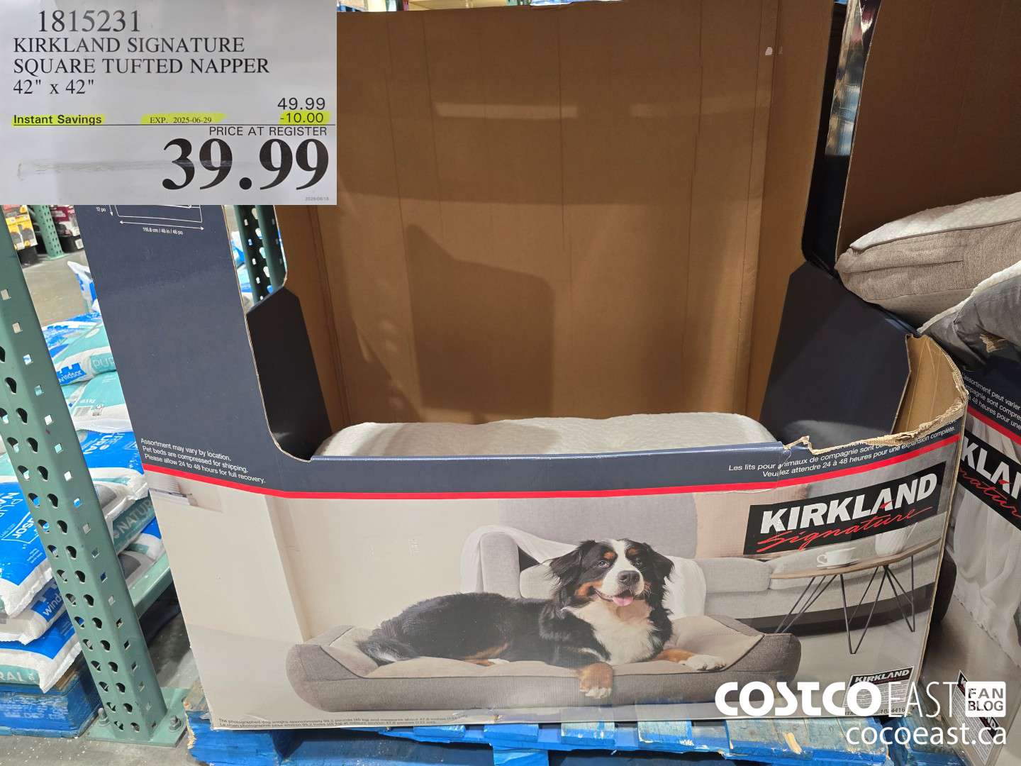 1815231 KIRKLAND SIGNATURE SQUARE TUFTED NAPPER 42