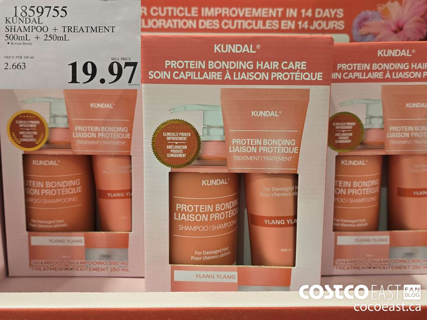 1859755 KUNDAL SHAMPOO + TREATMENT 500mL + 250mL $19.97