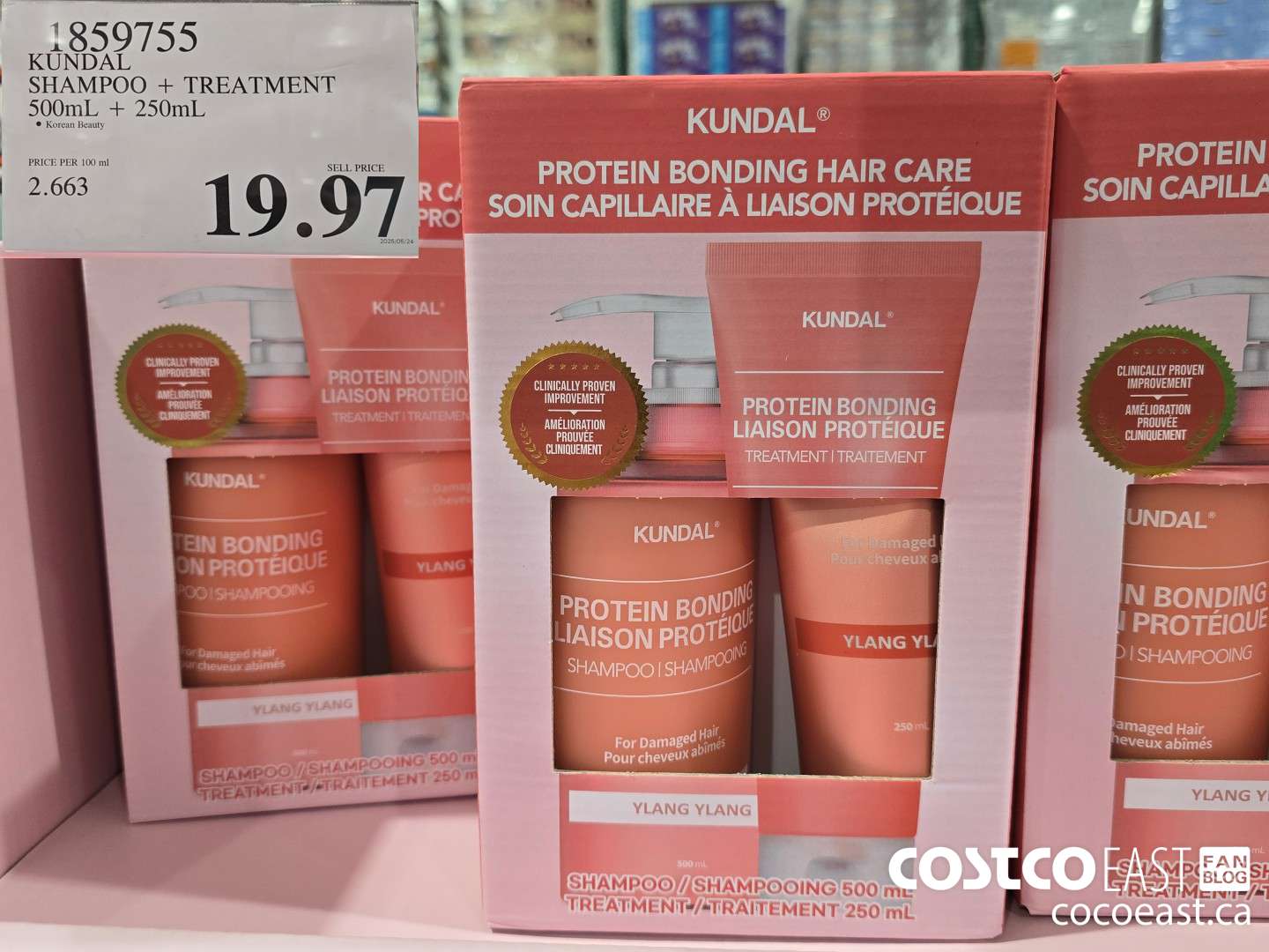 1859755 KUNDAL SHAMPOO + TREATMENT 500mL + 250mL $19.97