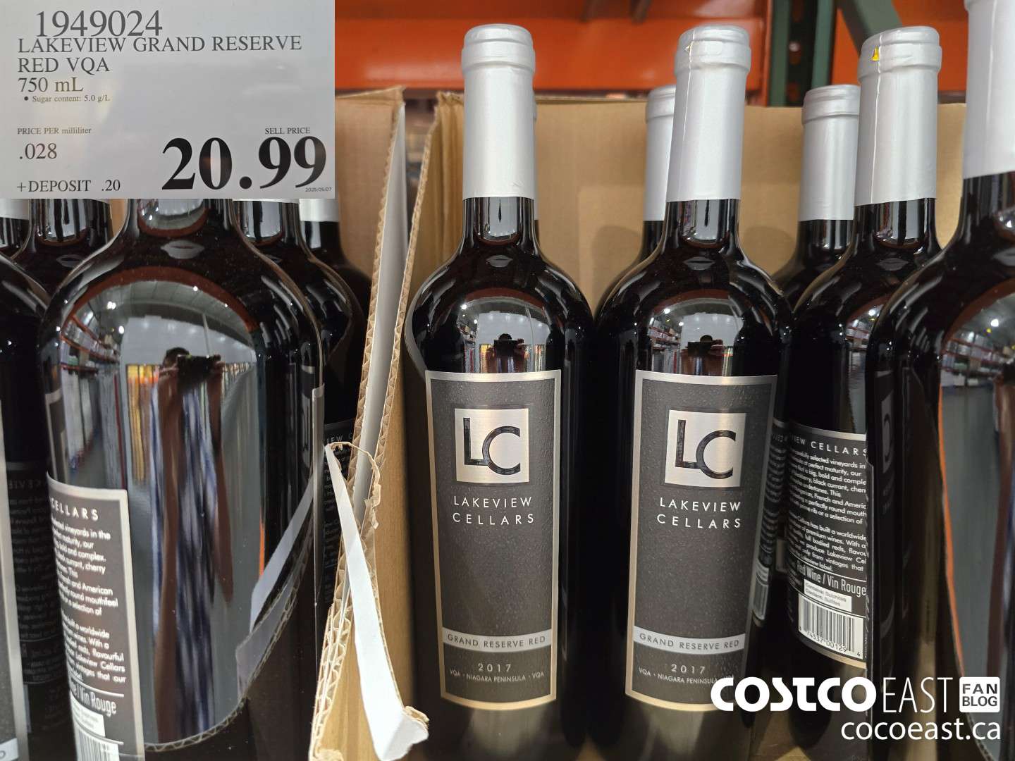 1949024 LAKEVIEW GRAND RESERVE RED VQA 750 mL $20.99