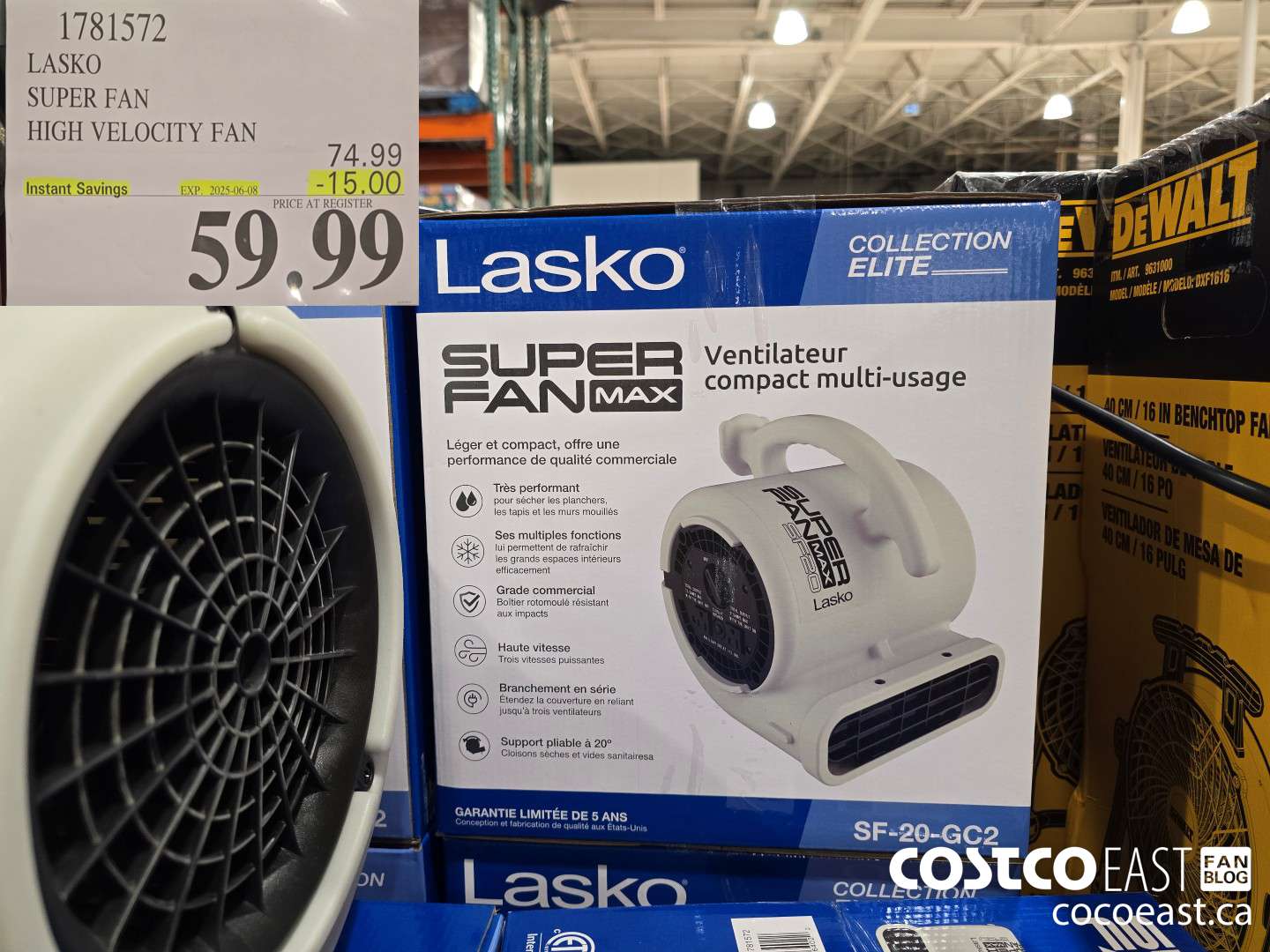 1781572 LASKO SUPER FAN HIGH VELOCITY FAN ($15.00 INSTANT SAVINGS EXPIRES ON 2025-06-08) $59.99