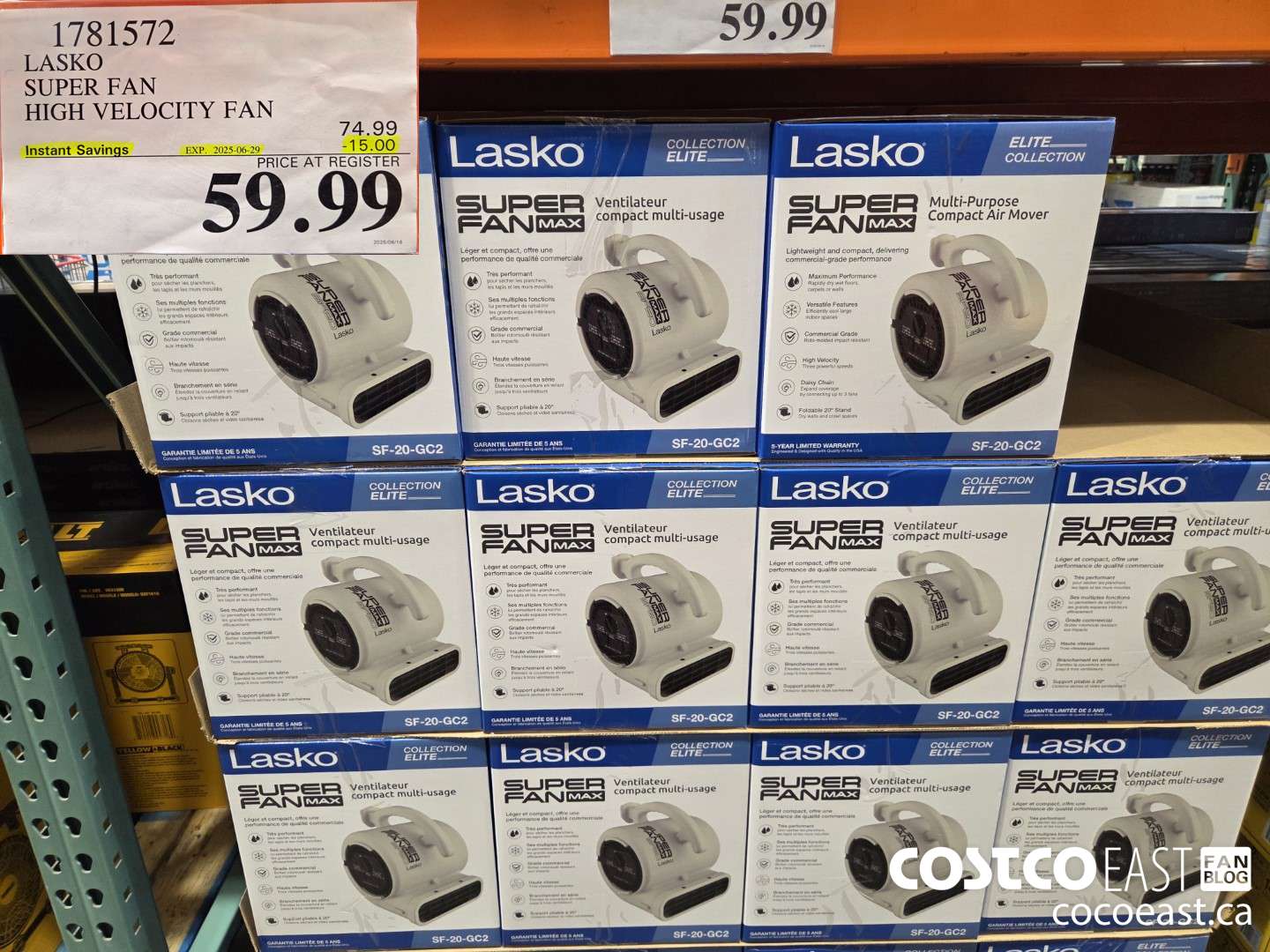 1781572 LASKO SUPER FAN HIGH VELOCITY FAN ($15.00 INSTANT SAVINGS EXPIRES ON 2025-06-29) $59.99