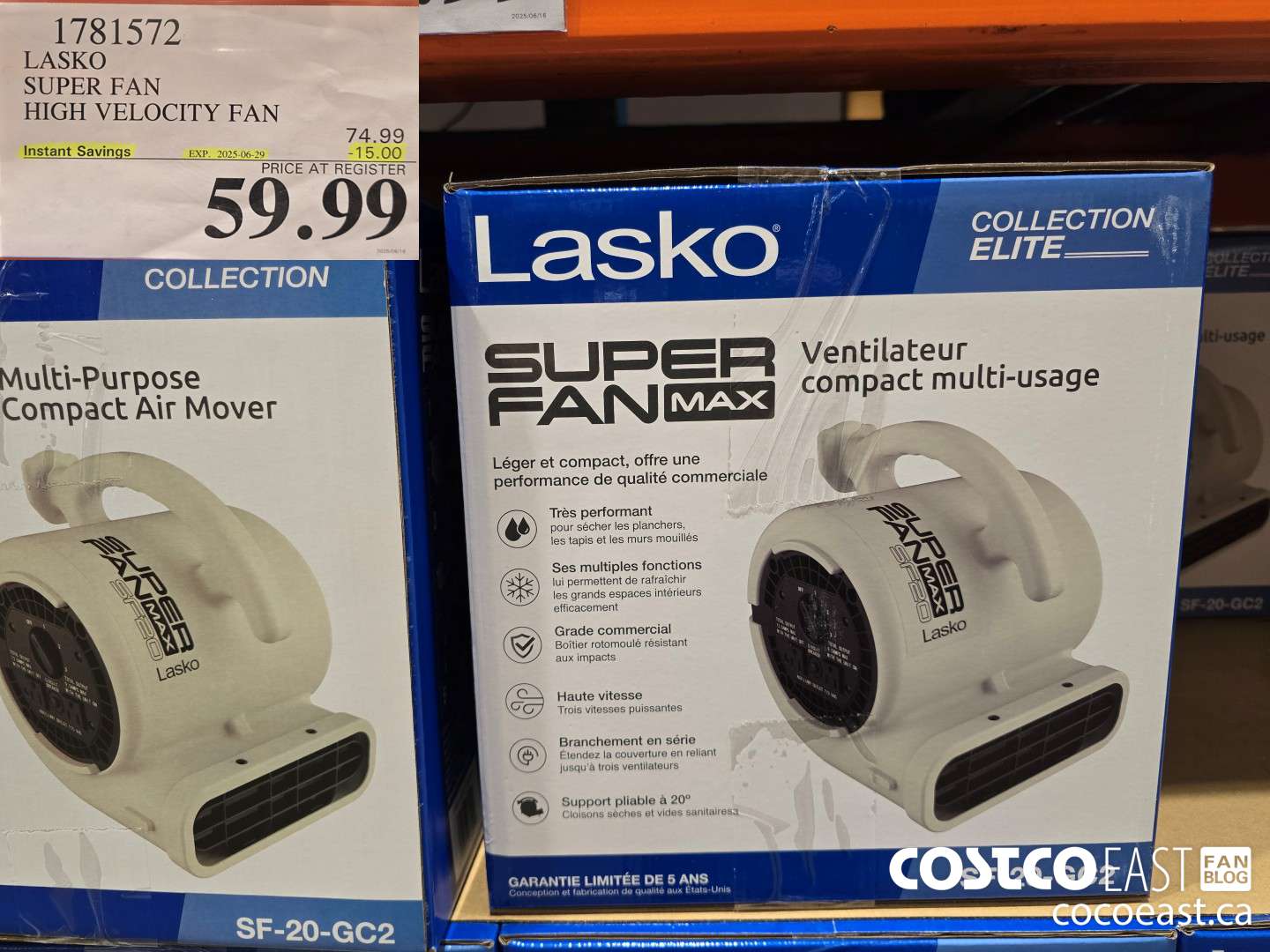 1781572 LASKO SUPER FAN HIGH VELOCITY FAN ($15.00 INSTANT SAVINGS EXPIRES ON 2025-06-29) $59.99