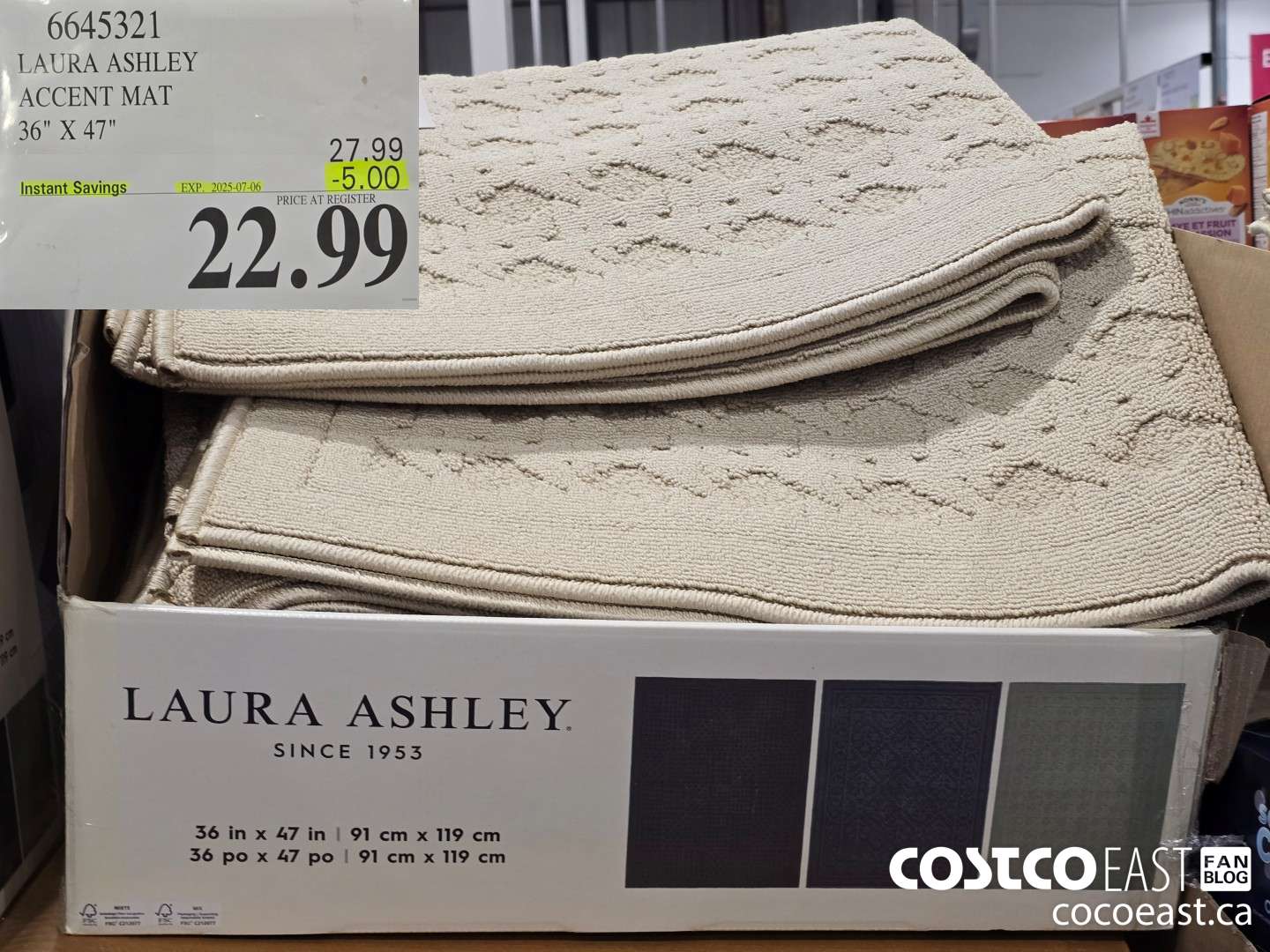 6645321 LAURA ASHLEY ACCENT MAT 36