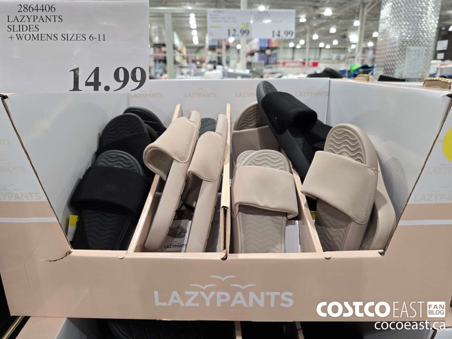 2864406 LAZYPANTS SLIDES +WOMENS SIZES 6-11 $14.99