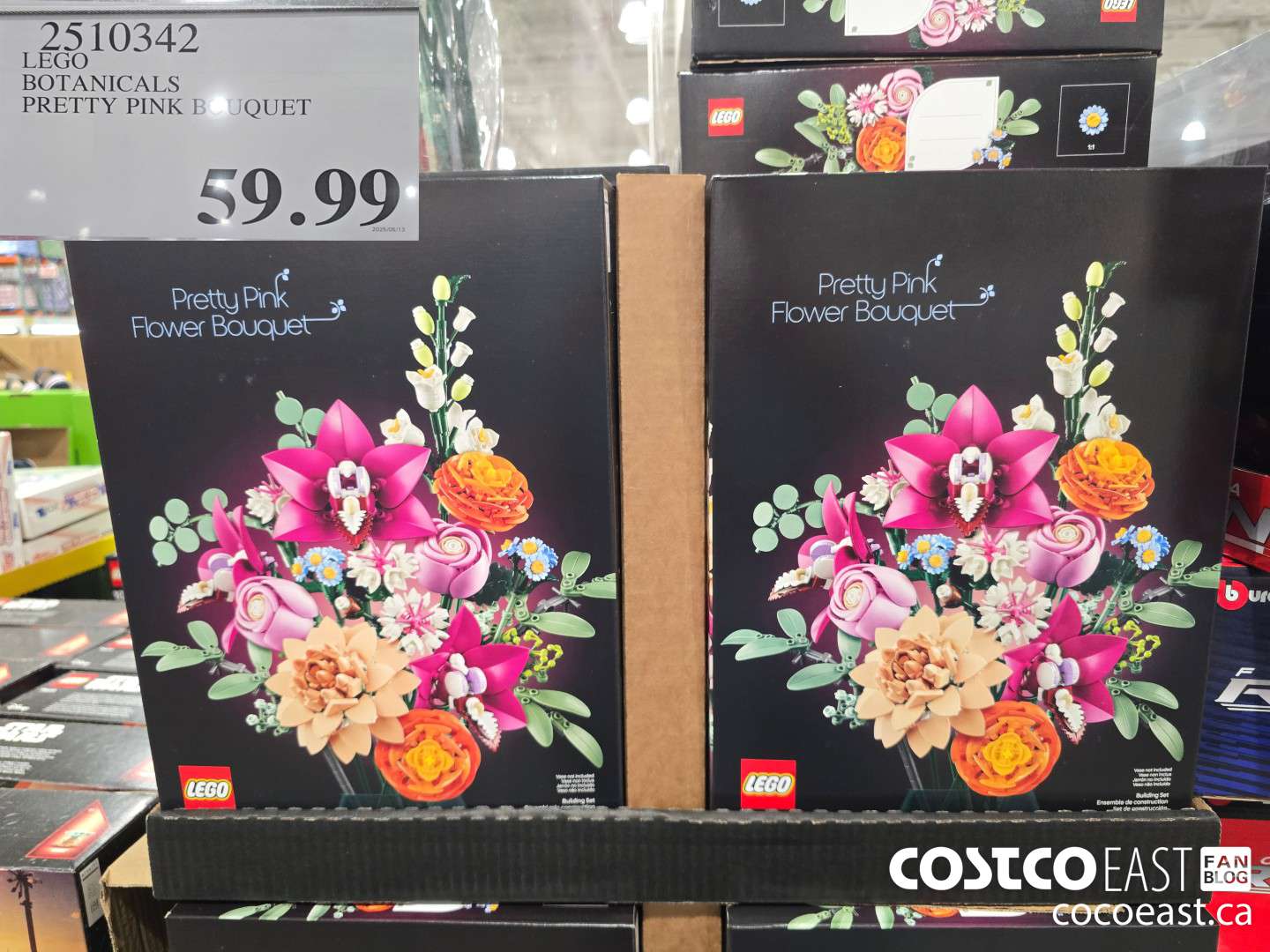 2510342 LEGO BOTANICALS PRETTY PINK BOUQUET $59.99