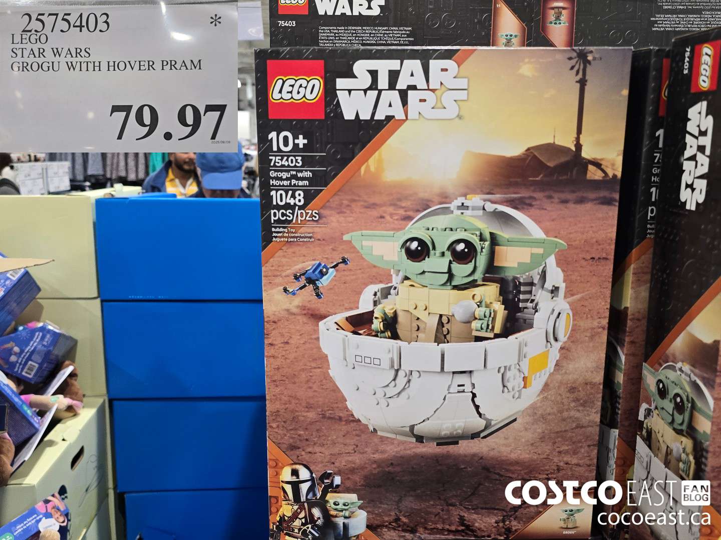 2575403 LEGO STAR WARS GROGU WITH HOVER PRAM $79.97